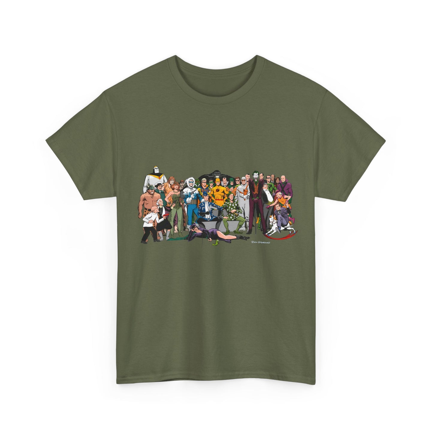 Secret Origins of Super-Villains T-Shirt - Dick Giordano Art - DC Comics - Joker, Mirror Master, Captain Cold, Lex Luthor, Scarecrow, Poison Ivy, Grodd