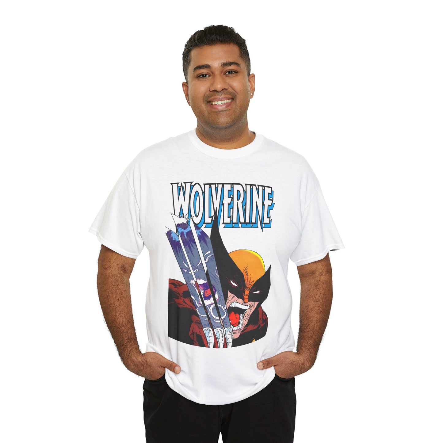 Wolverine T-Shirt - Amazing Todd McFarlane Art - Classic Image Vs Incredible Hulk - Marvel Comics - Logan