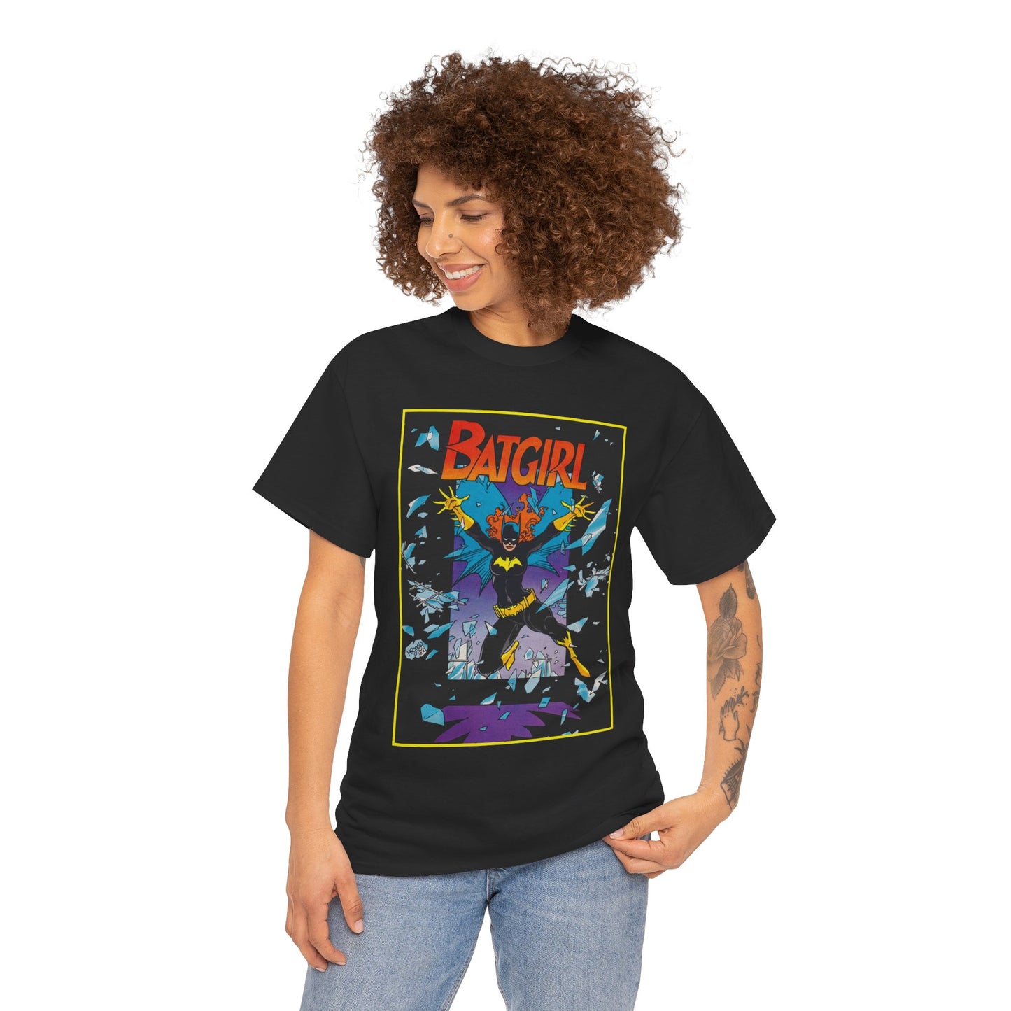 Batgirl T-Shirt - Mike Mignola Art - Barbara Gordon, Gotham City, Batfamily - DC Comics