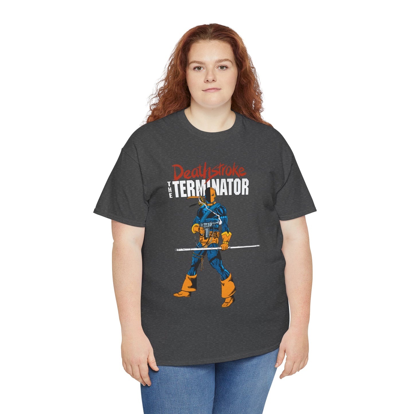 Deathstroke T-Shirt - George Perez Art - New Teen Titans Foe & Mercenary - Slade Wilson, Father of Jericho and Ravager - DC Comics - The Terminator