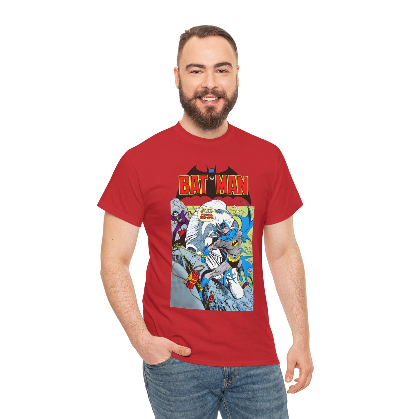 Batman T-Shirt - José Luis García-López Art - Joker - #353 Cover Art - Batman Strapped to Mount Rushmore - Amazing Bronze Age Art