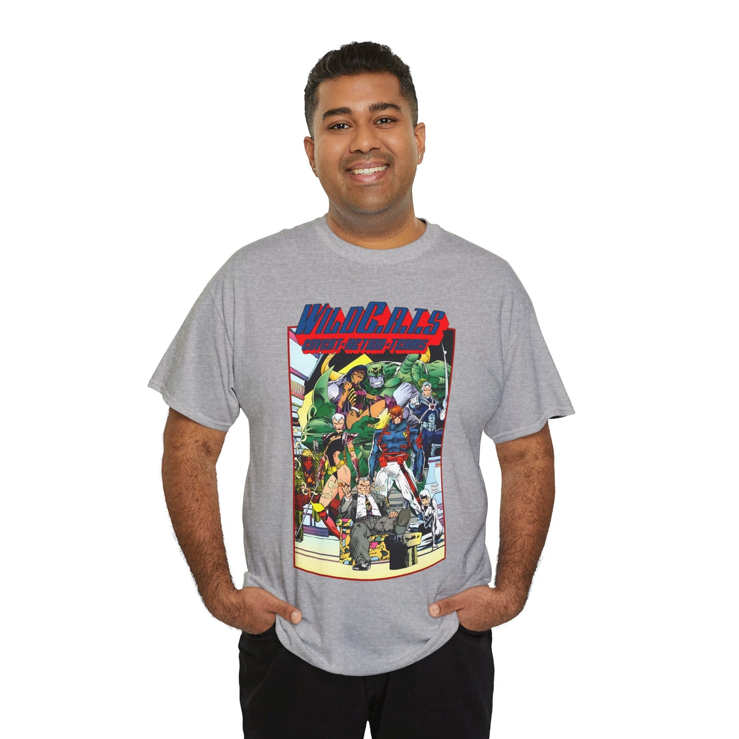 Wildcats Shirt - Jim Lee Art - Warblade, Maul, Voodoo, Grifter, Zealot, Emp, Void - Image Comics/Wildstorm/DC Comics