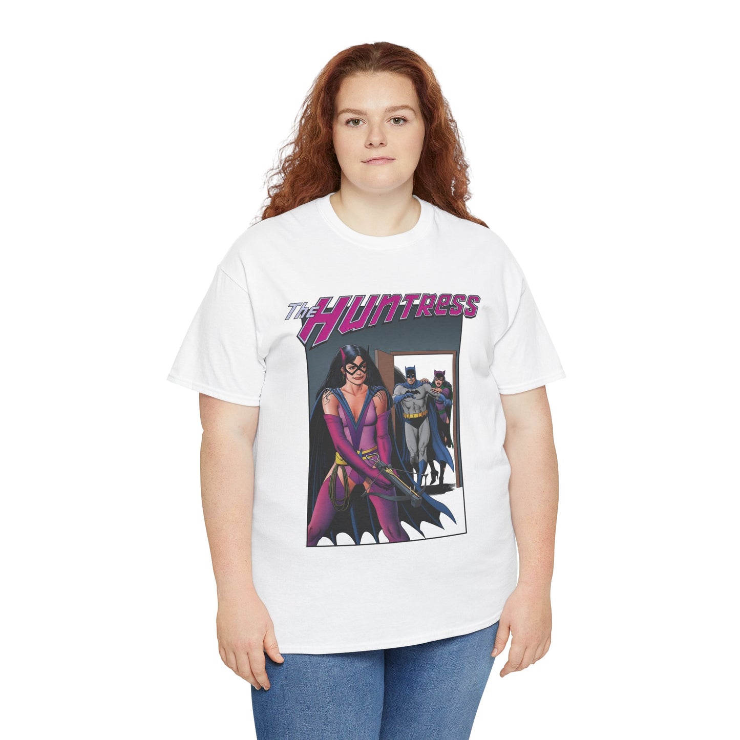 Huntress Shirt - Brian Bolland Art - Helena Wayne, Batman and Catwoman's Daughter - JSA Member, Earth 2 - DC Comics