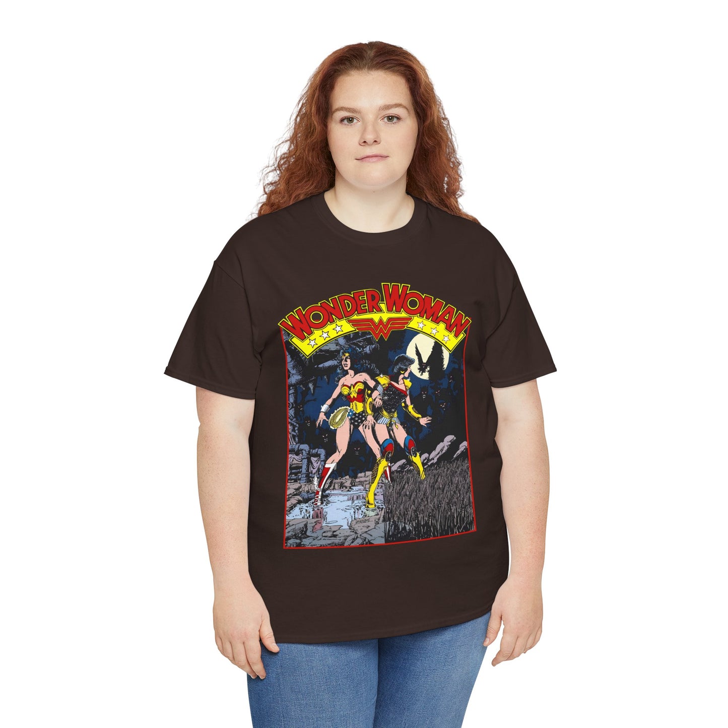 Wonder Woman & Troia T-Shirt - George Perez Art - Wonder Girl, Donna Troy - Themyscira, Paradise Island - DC Comics