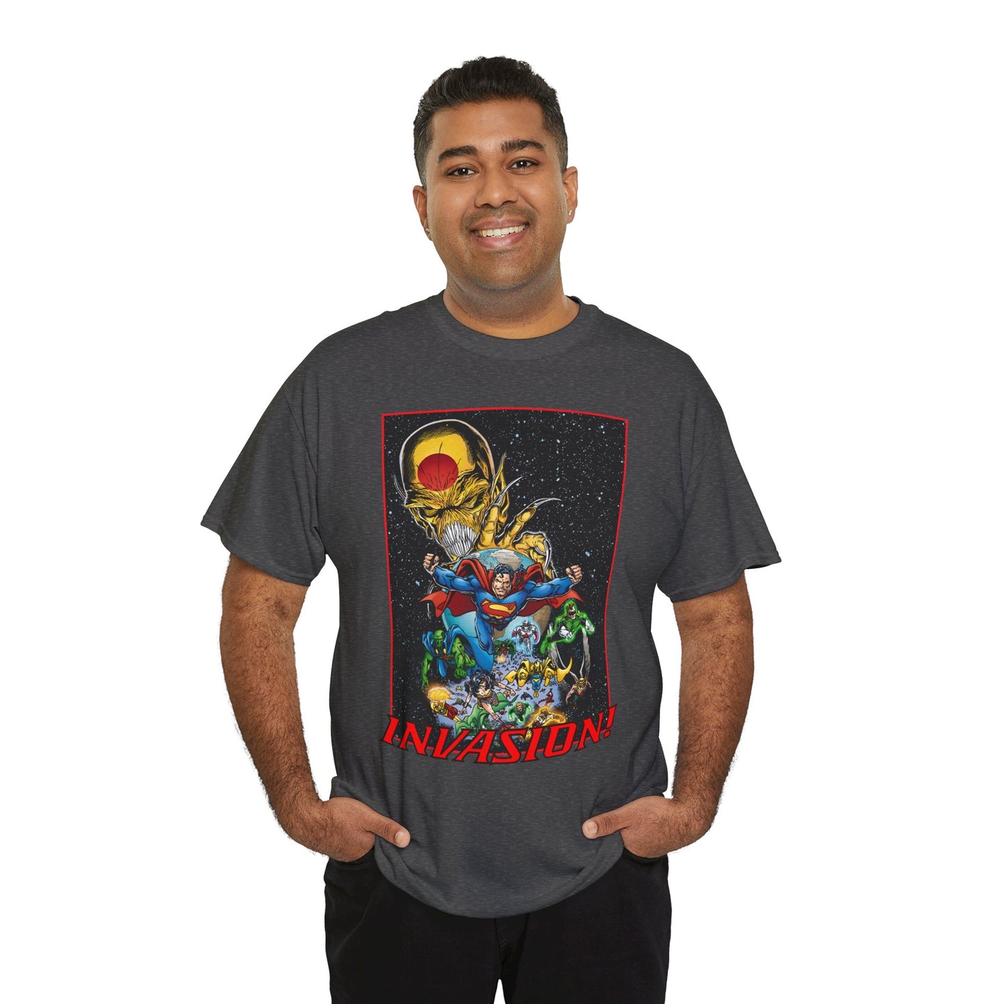 Invasion T-Shirt - Bart Sears Art - DC Comics