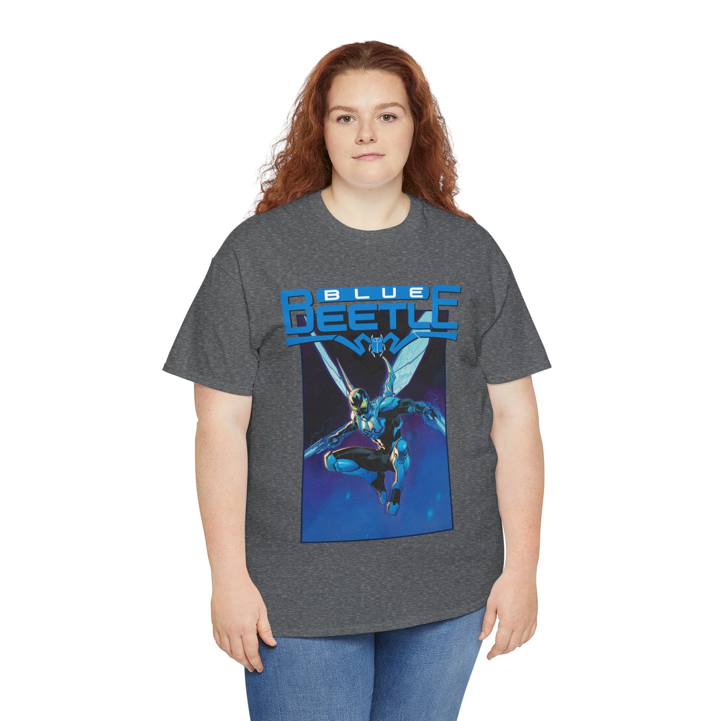 Blue Beetle T-Shirt - Dan Mora Art - DC Comics Character - Jaime Reyes