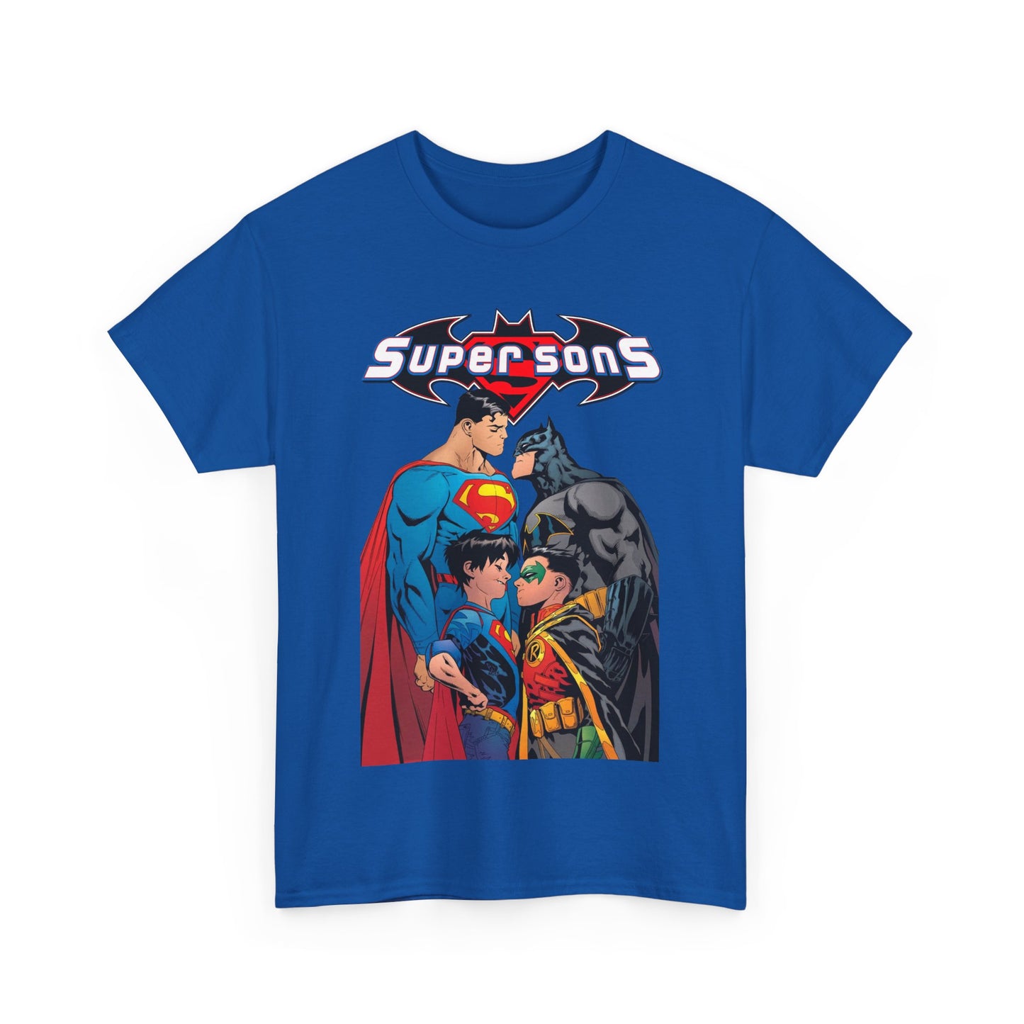 Super Sons T-Shirt - Jorge Jimenez Art - Superman, Batman, Jon Kent, Damian Wayne - DC Comics - Sons of Superman & Batman