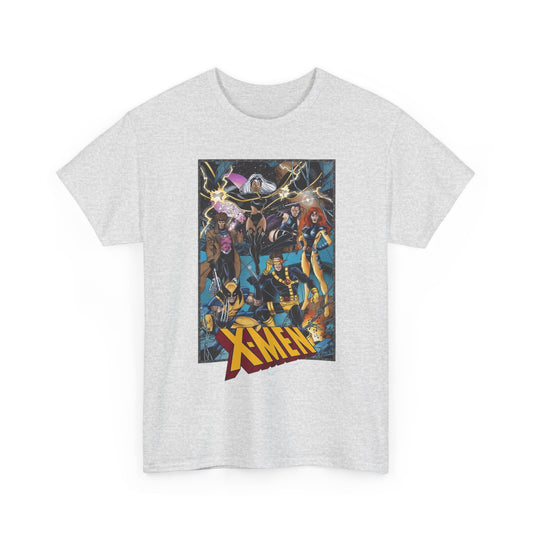 Uncanny X-Men T-Shirt - George Perez Art - Cyclops, Jean Grey, Psylocke, Gambit, Storm - Marvel Comics Mutant Heroes