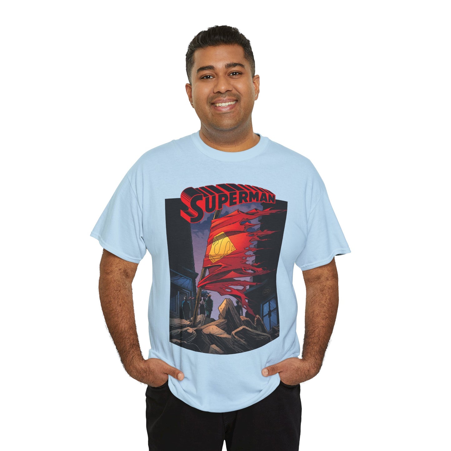 Death of Superman T-Shirt - Dan Jurgens Art - Superman #75 Cover - DC Comics