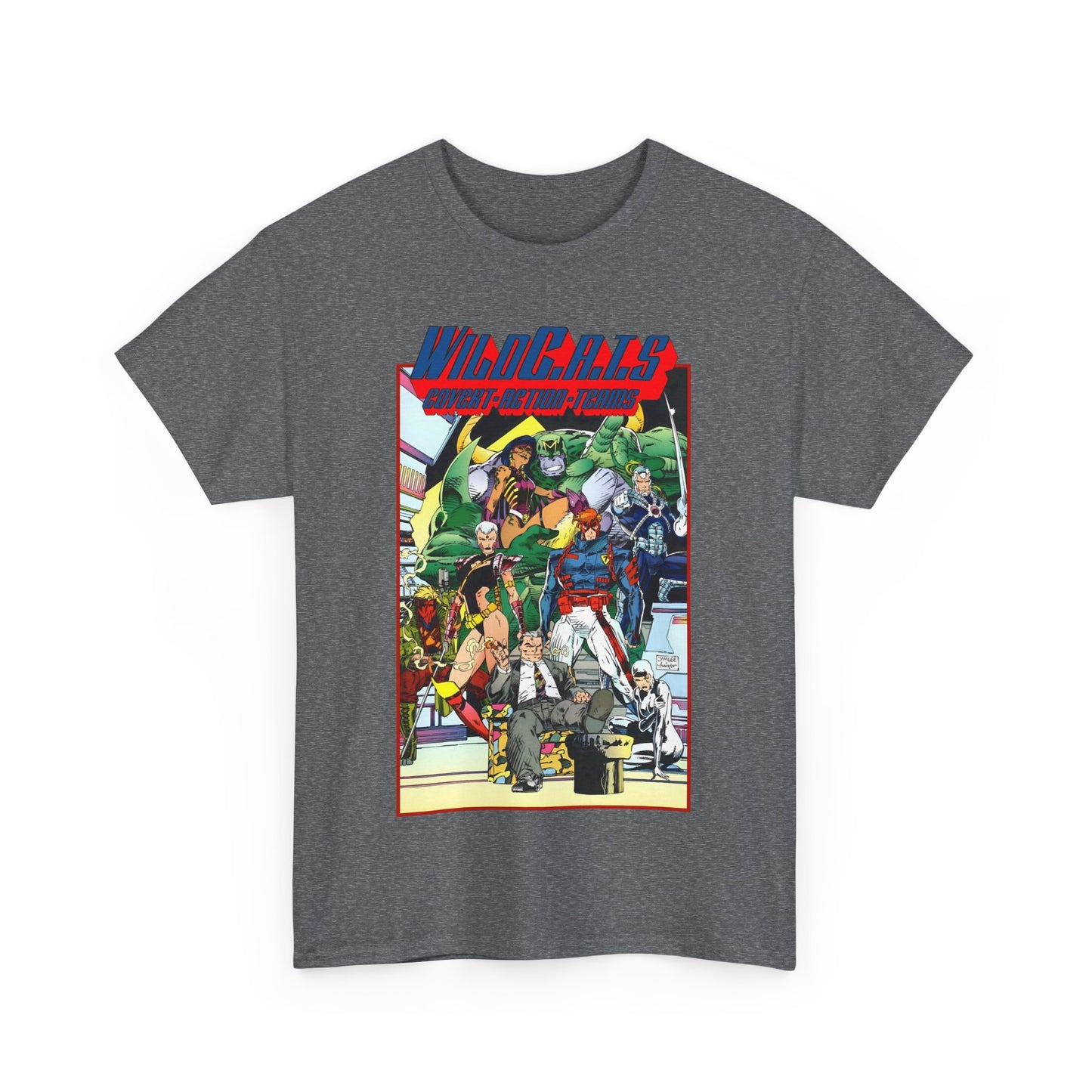 Wildcats Shirt - Jim Lee Art - Warblade, Maul, Voodoo, Grifter, Zealot, Emp, Void - Image Comics/Wildstorm/DC Comics