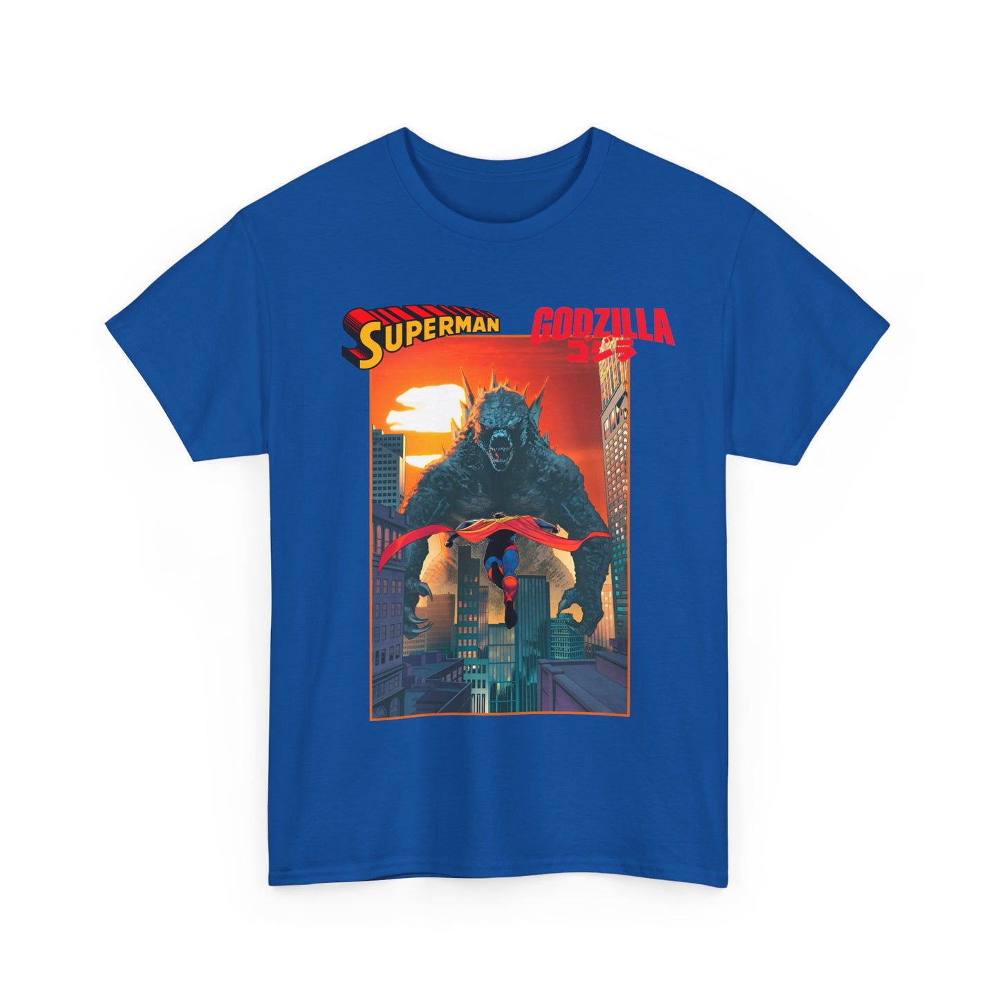 Superman Vs Godzilla T-Shirt - DC Comics - Man of Steel Vs the King of the Monsters