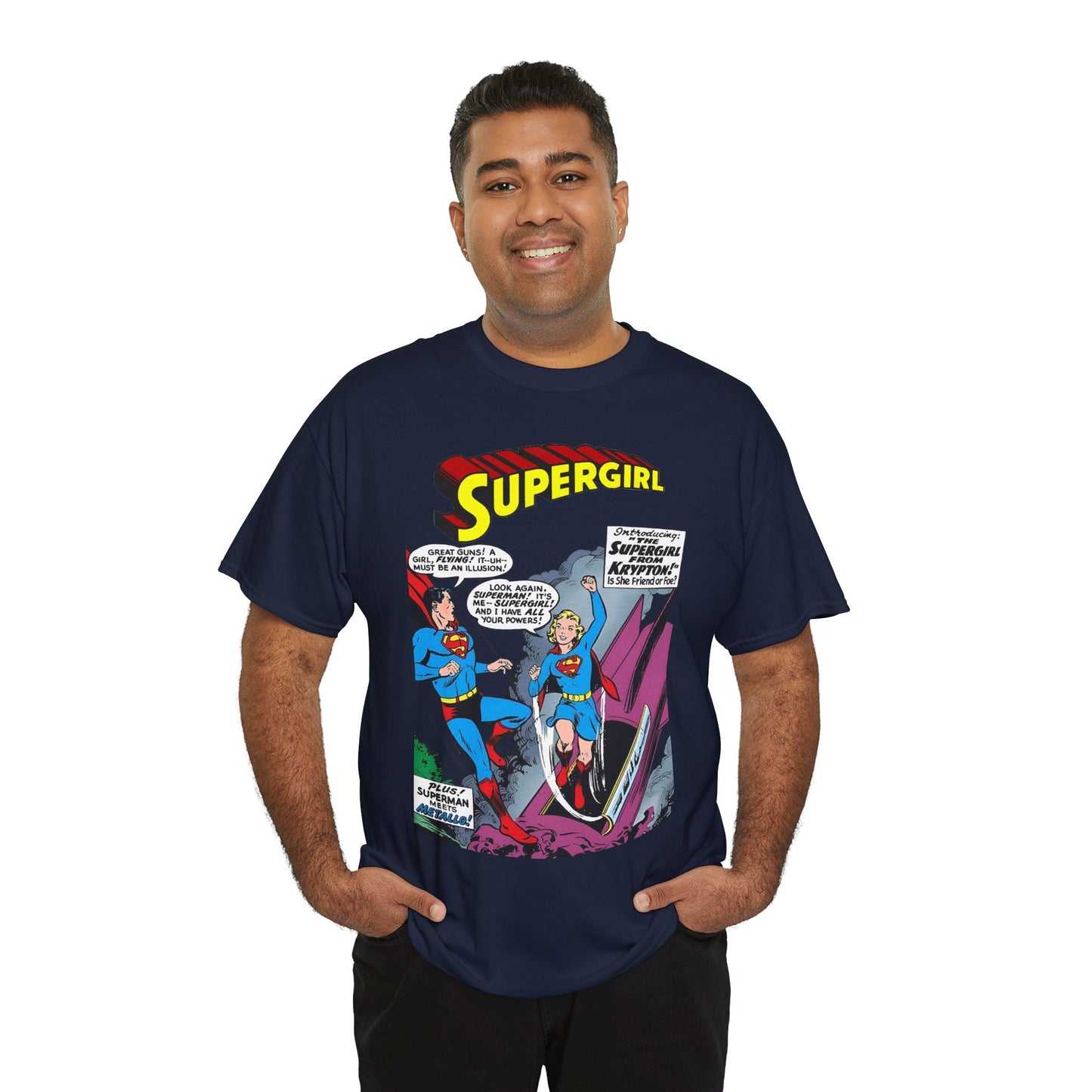 Supergirl T-Shirt - Action Comics #252 - 1st Appearance of Supergirl Cover Art - Kara from Kandor - DC Comics