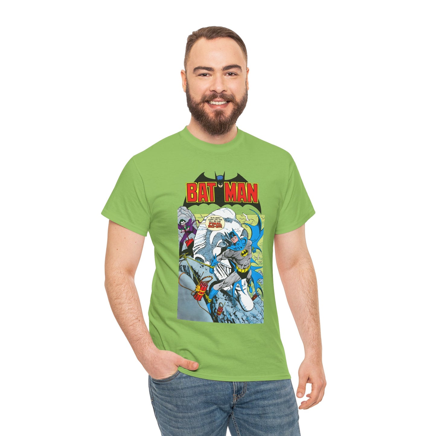 Batman T-Shirt - José Luis García-López Art - Joker - #353 Cover Art - Batman Strapped to Mount Rushmore - Amazing Bronze Age Art