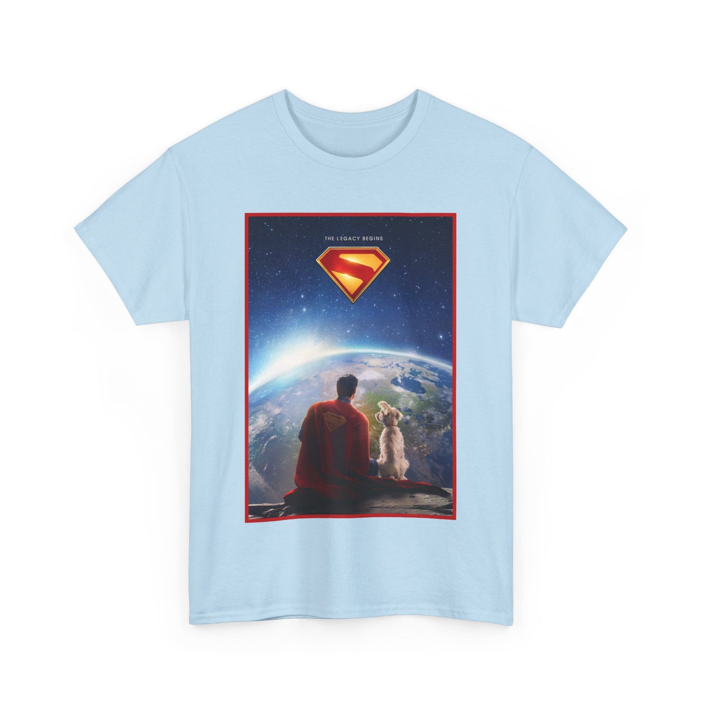 Superman Legacy T-Shirt - 2025 James Gunn Movie Scene - Clark & Krypto On the Moon - David Corenswet - DC Comics - Man of Steel