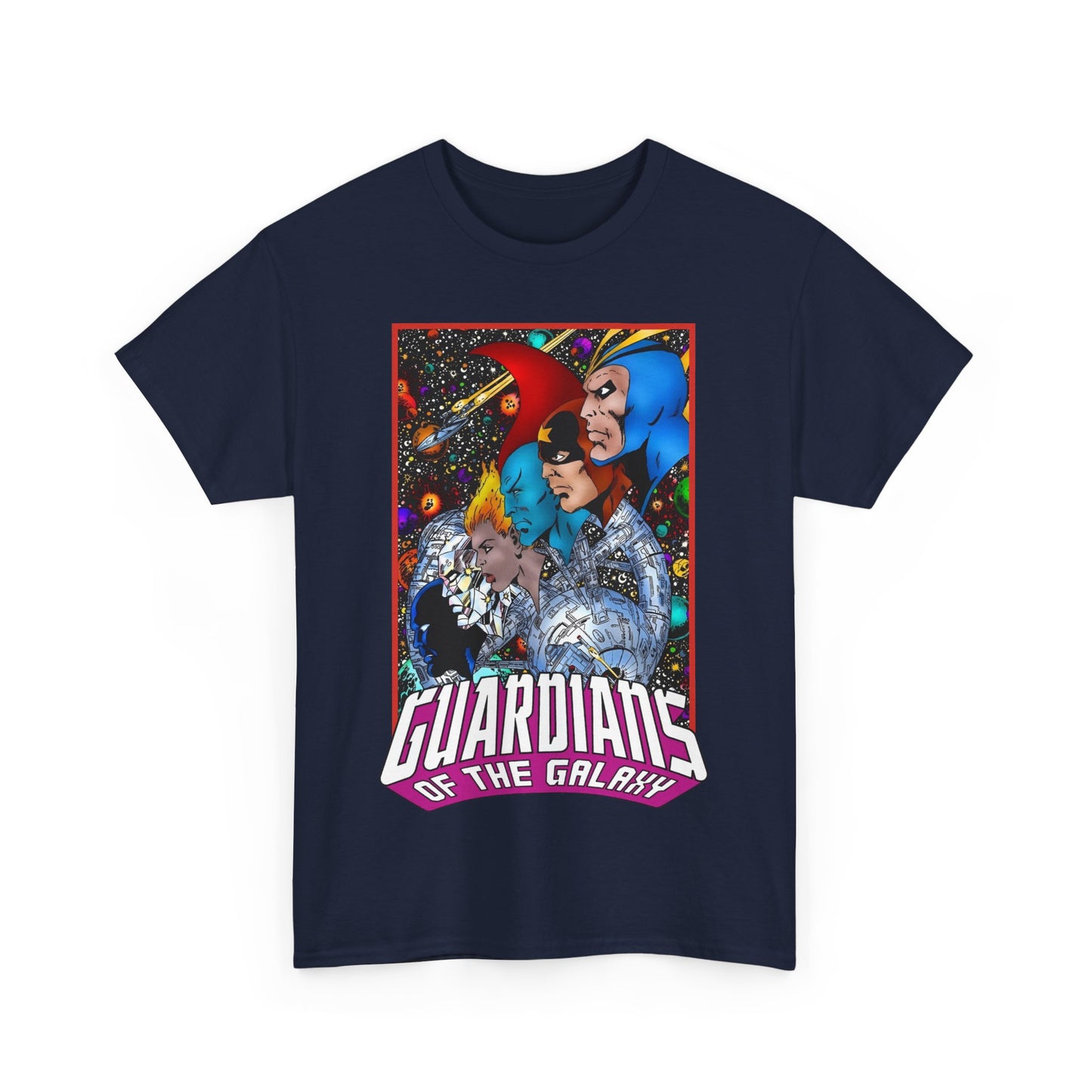 Guardians of the Galaxy T-Shirt - George Perez Art - Starhawk, Yondu, Vance Astro - Marvel Comics