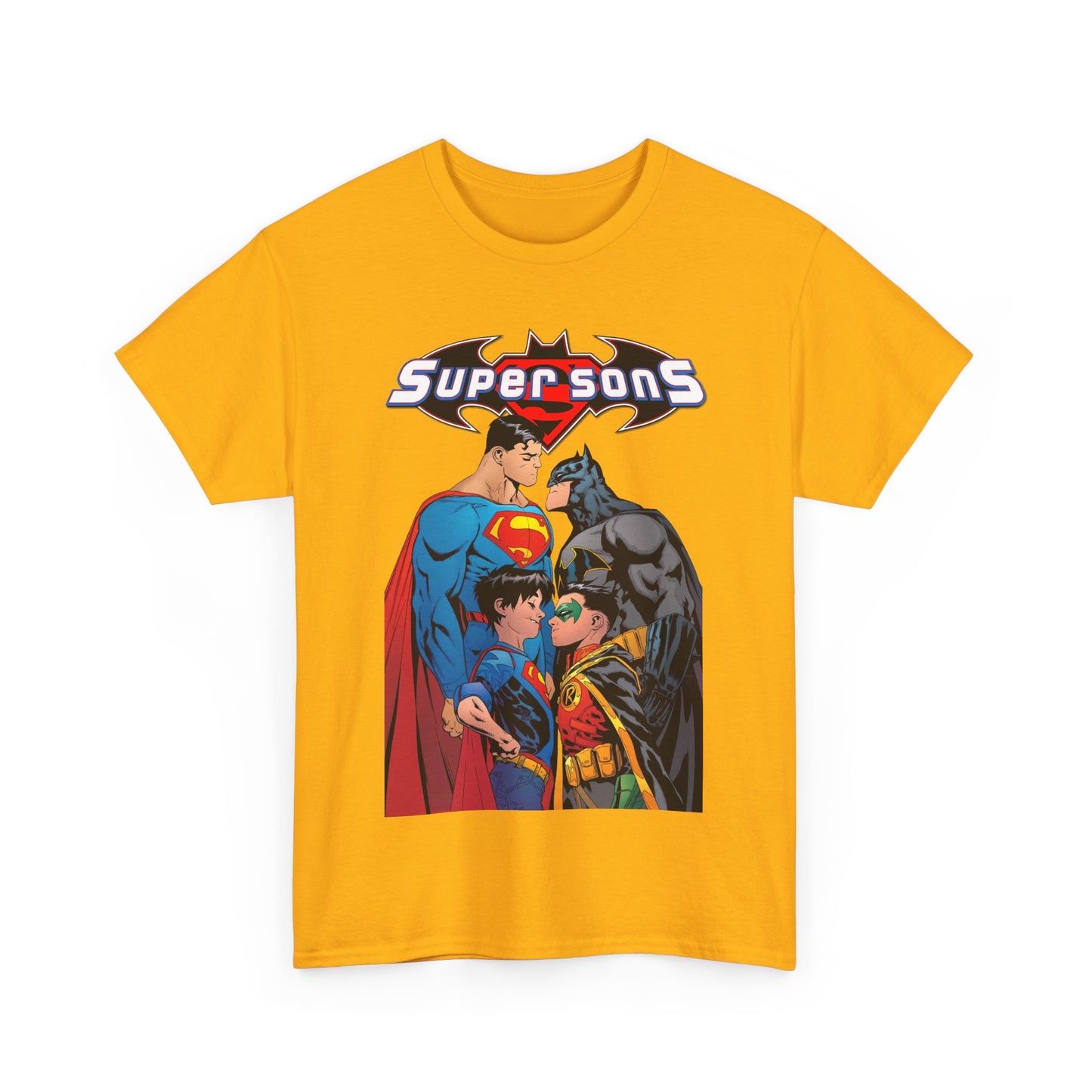 Super Sons T-Shirt - Jorge Jimenez Art - Superman, Batman, Jon Kent, Damian Wayne - DC Comics - Sons of Superman & Batman