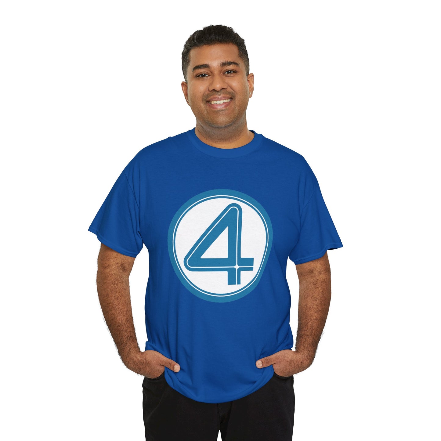 Fantastic Four Logo T-Shirt - New Marvel Movie 2025 - MCU - Pedro Pascal - 4 - Marvel Comics - Reed Richards