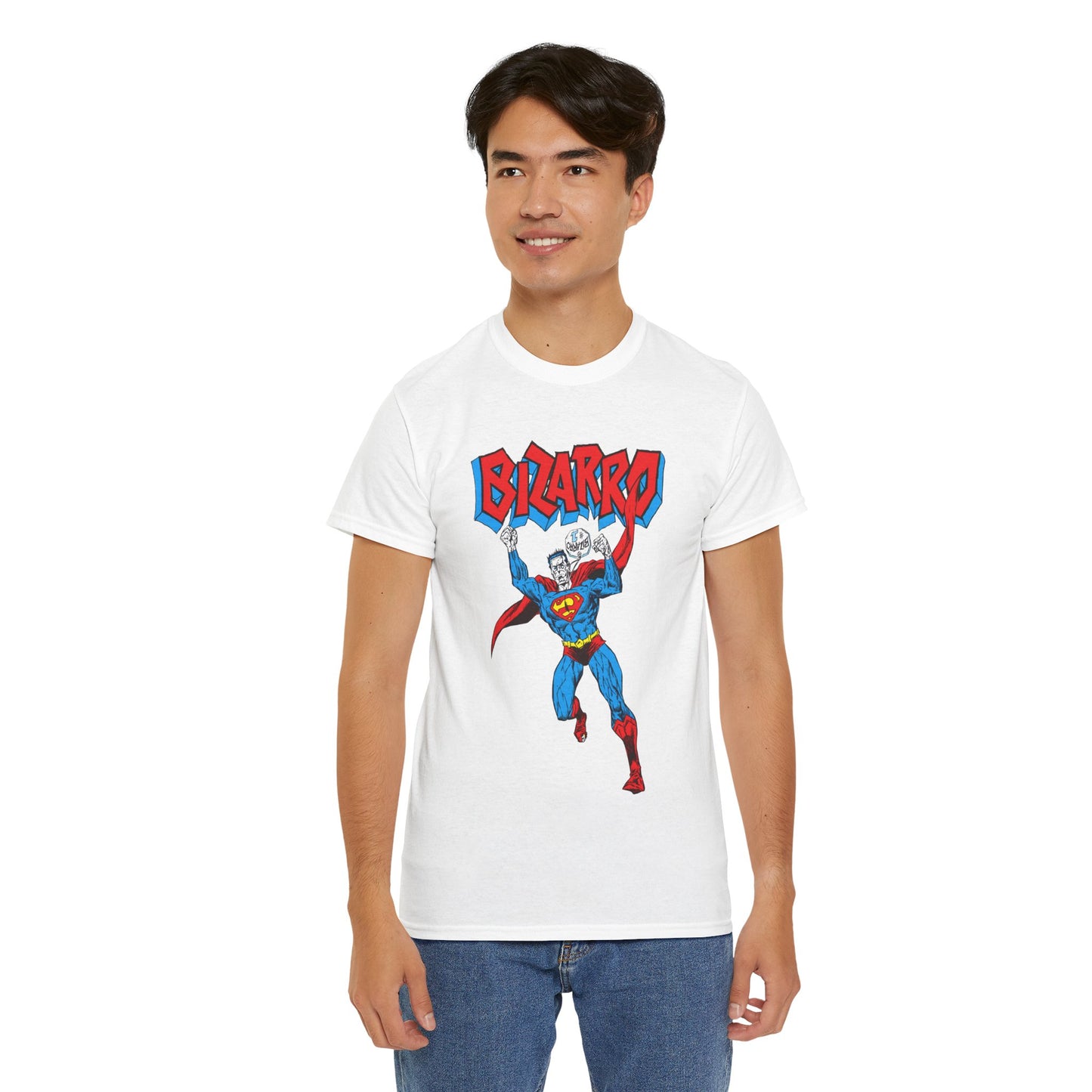 Bizarro T-Shirt - Superman Villain - DC Comics - Bizarro World - Who's Who Art - Silver Age Favourite