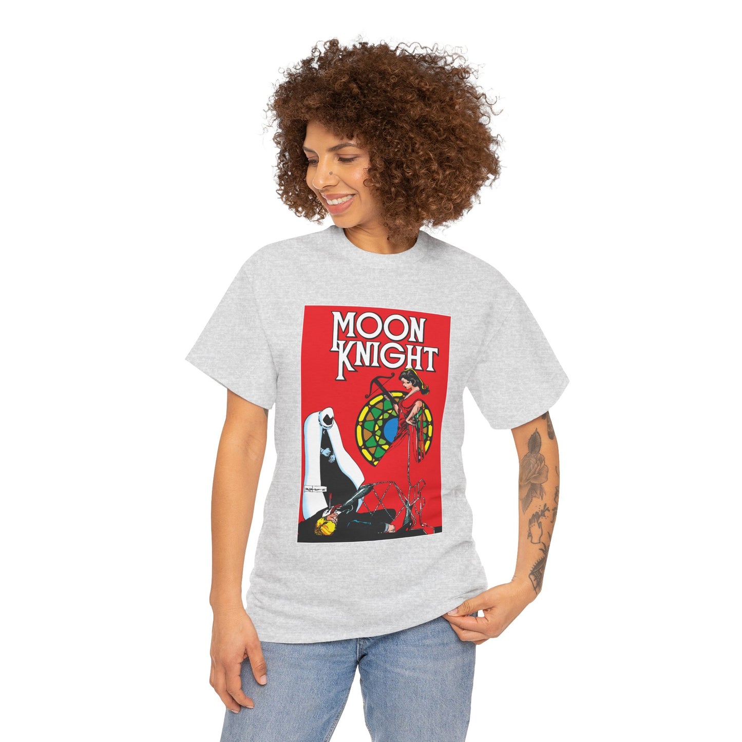 Moon Knight T-Shirt - Bill Sienkiewicz Art - Marc Spector - Marvel Comics - Khonshu