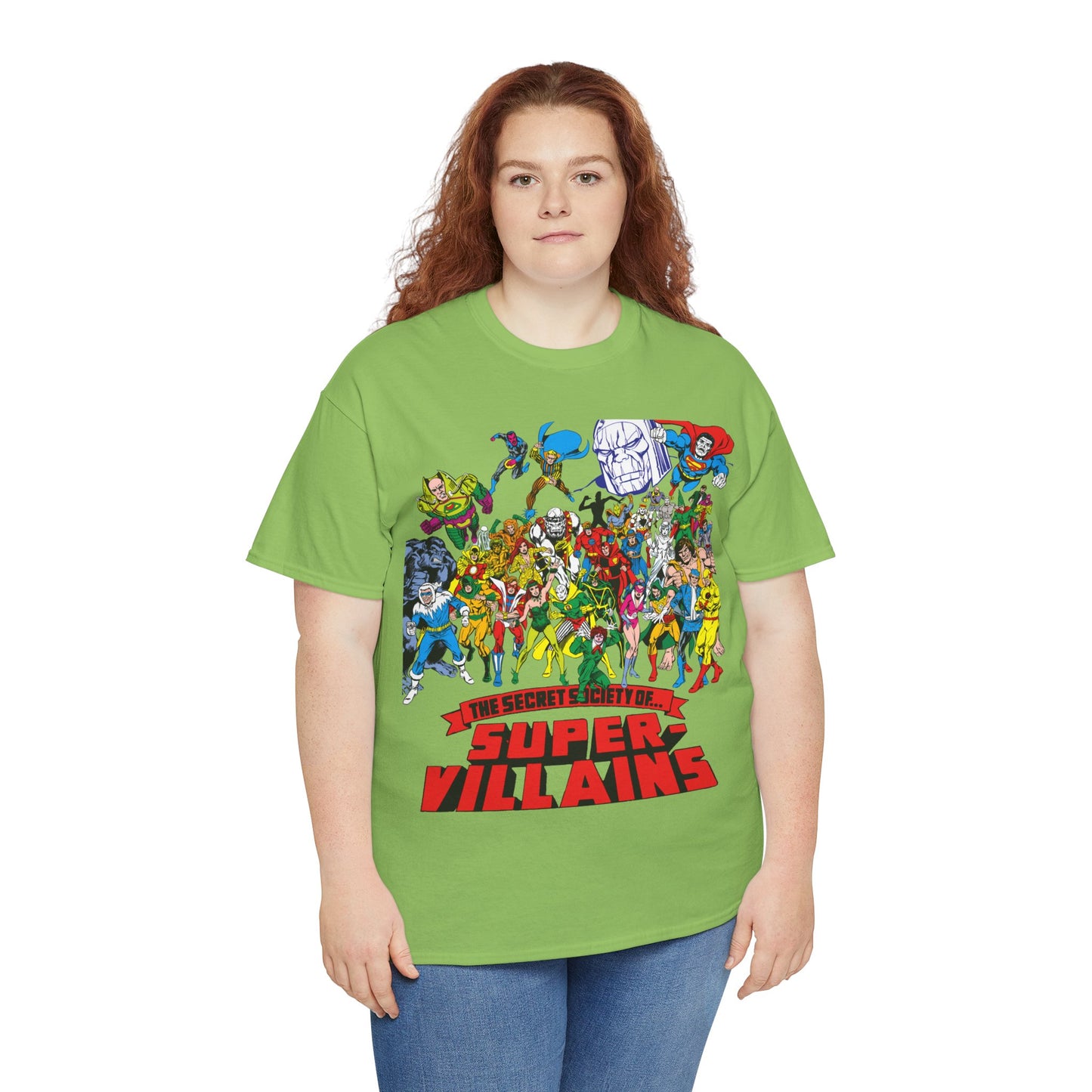 Secret Society of Super-Villains T-Shirt - DC Comics - SSOSV - Luthor, Grodd, Darkseid, Sinestro, Poison Ivy, Mirror Master