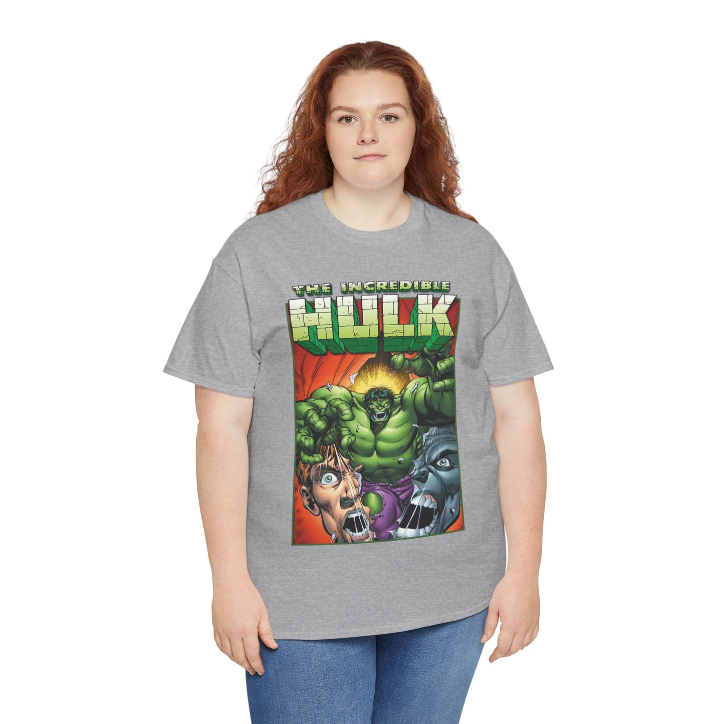 Incredible Hulk T-Shirt - Dale Keown Art - Bruce Banner Psyche - Peter David Story - 1990s Art - Marvel Comics