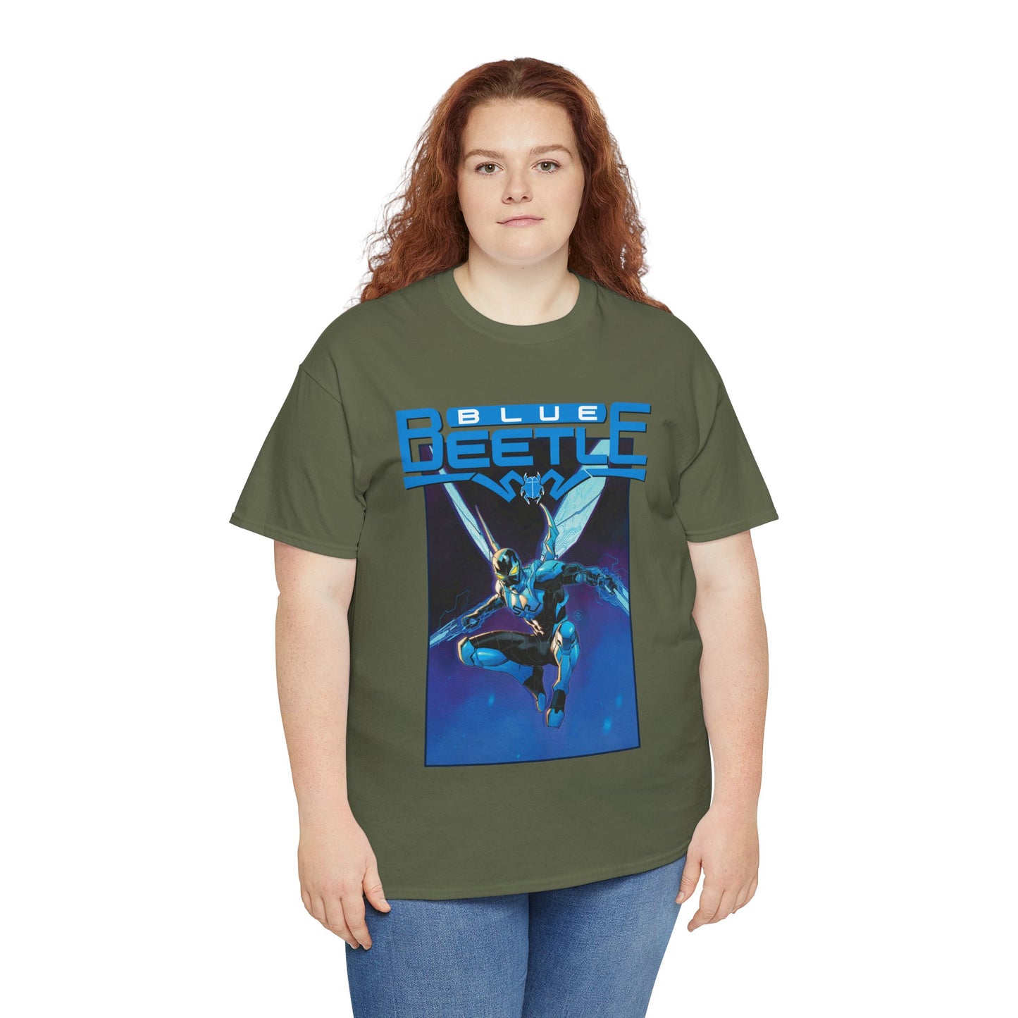 Blue Beetle T-Shirt - Dan Mora Art - DC Comics Character - Jaime Reyes