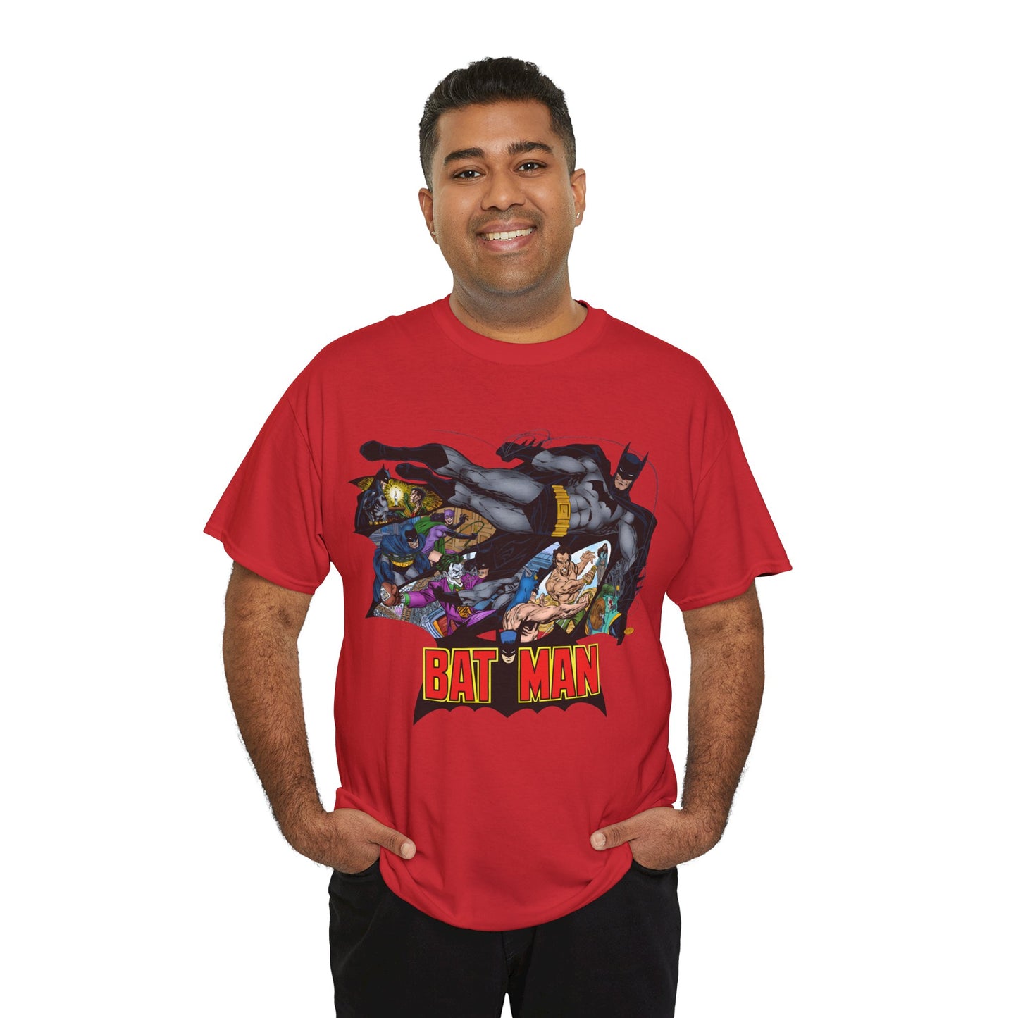 Batman T-Shirt - John Byrne Art - Joker, Catwoman, Ra's al Ghul, Talia - DC Comics - The Batcave