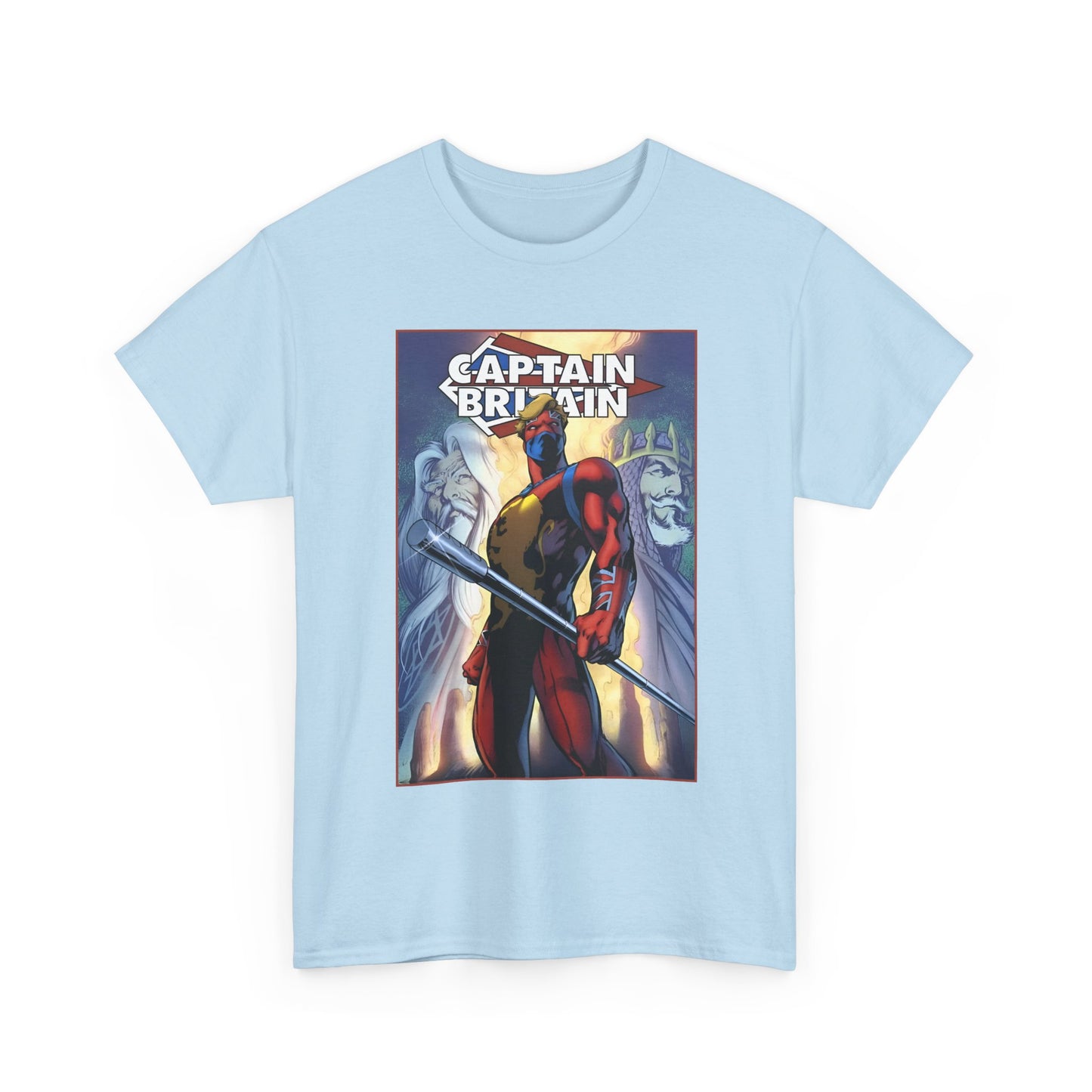 Captain Britain T-Shirt - Alan Davis Art - Excalibur Member - Marvel Comics