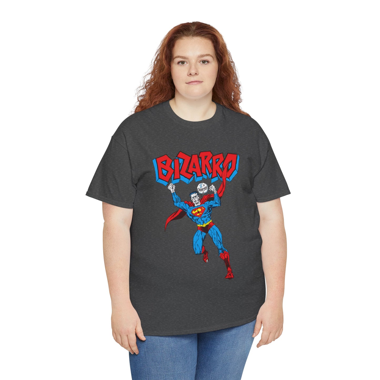 Bizarro T-Shirt - Superman Villain - DC Comics - Bizarro World - Who's Who Art - Silver Age Favourite