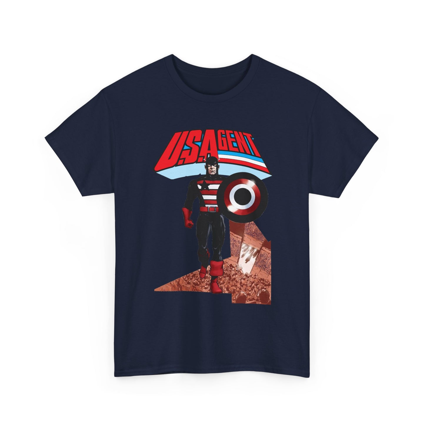US Agent T-Shirt - Phil Jimenez Art - John Walker - Captain America Character - Marvel Comics