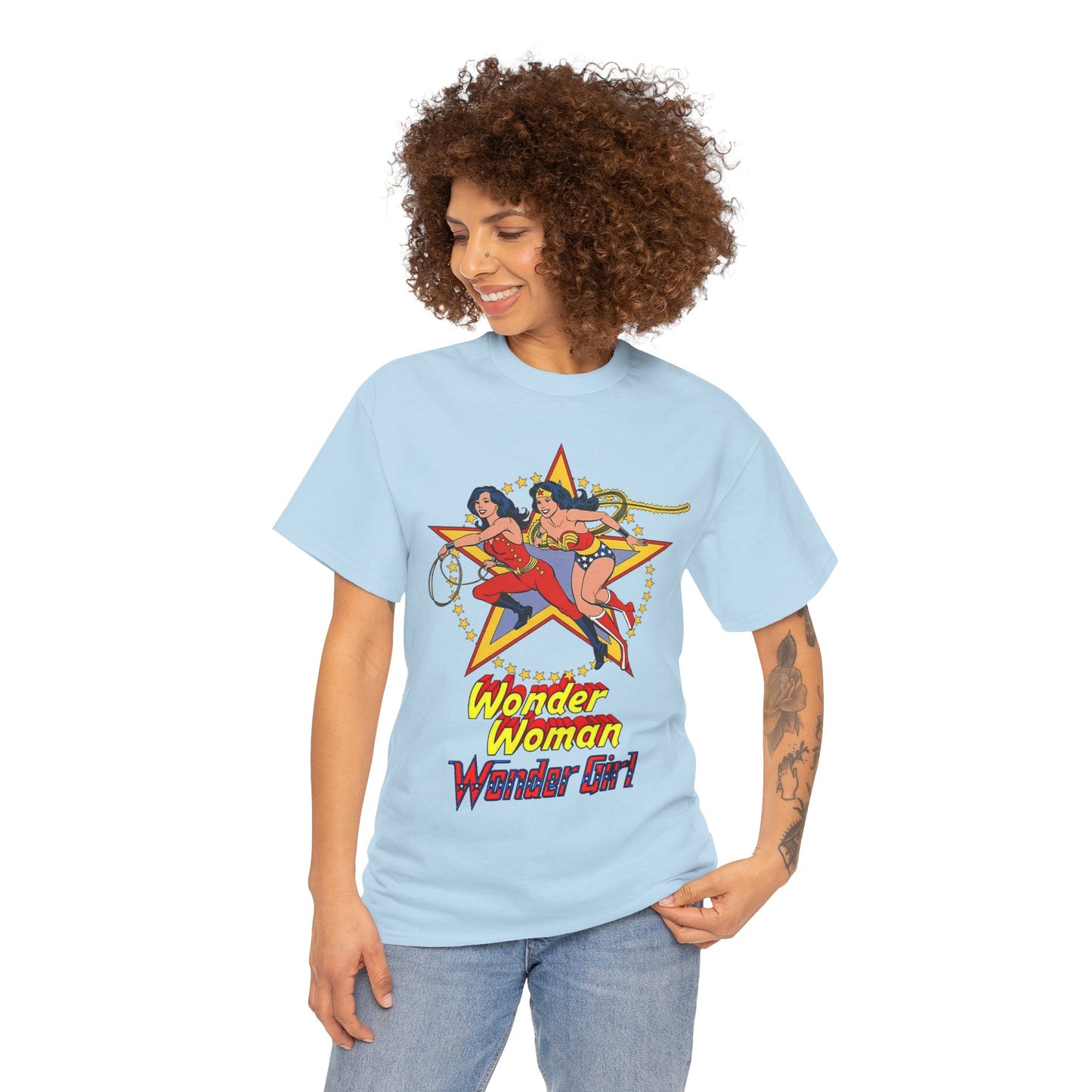Wonder Woman & Wonder Girl T-Shirt - Jose Luis Garcia-Lopez Art - Diana Prince & Donna Troy - DC Comics Style Guide
