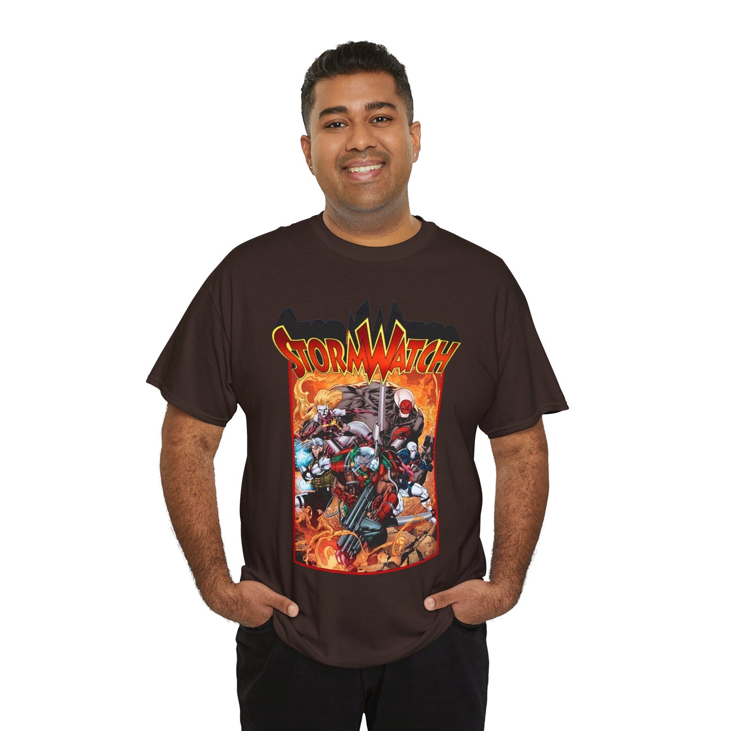 Stormwatch T-Shirt - Jim Lee Art - Battalion, Fuji, Hellstrike - Image/Wildstorm/DC Comics