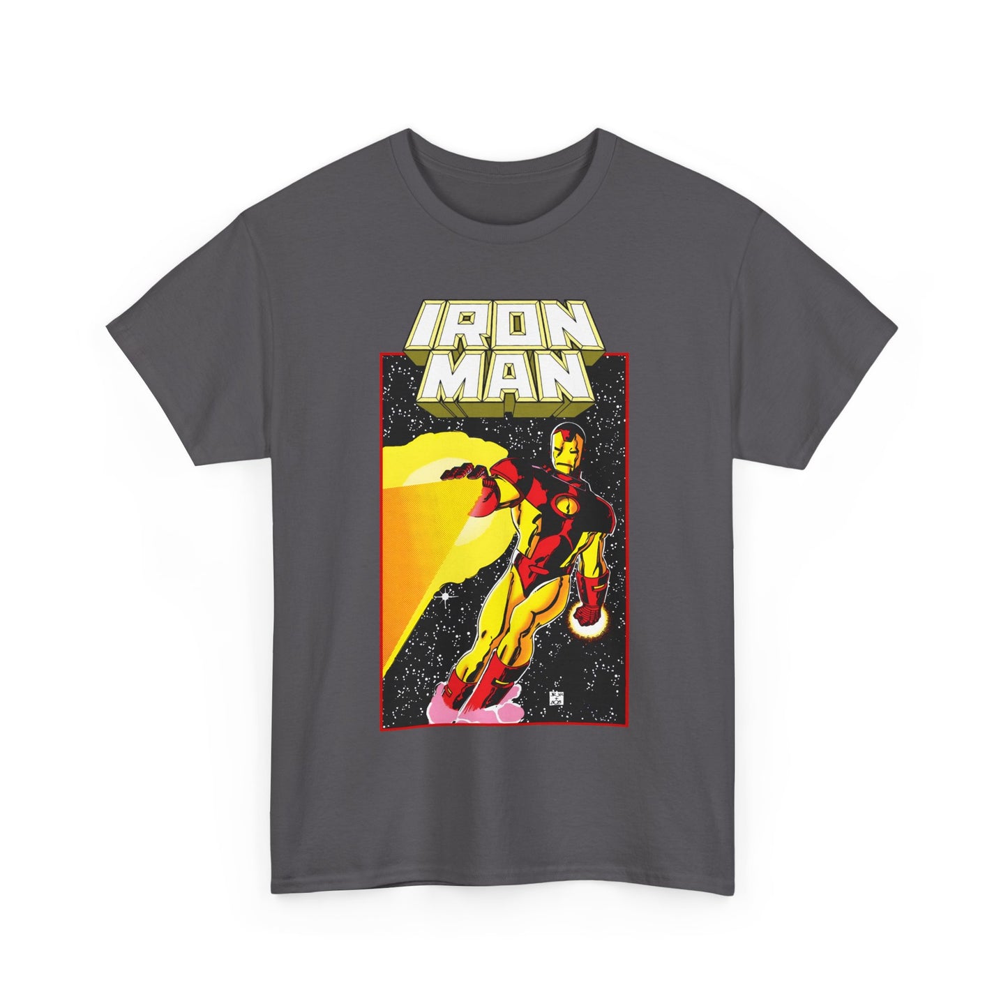 Iron Man T-Shirt - John Romita Jr Art - Cover to Issue #256 - Tony Stark in Space - Marvel Comics