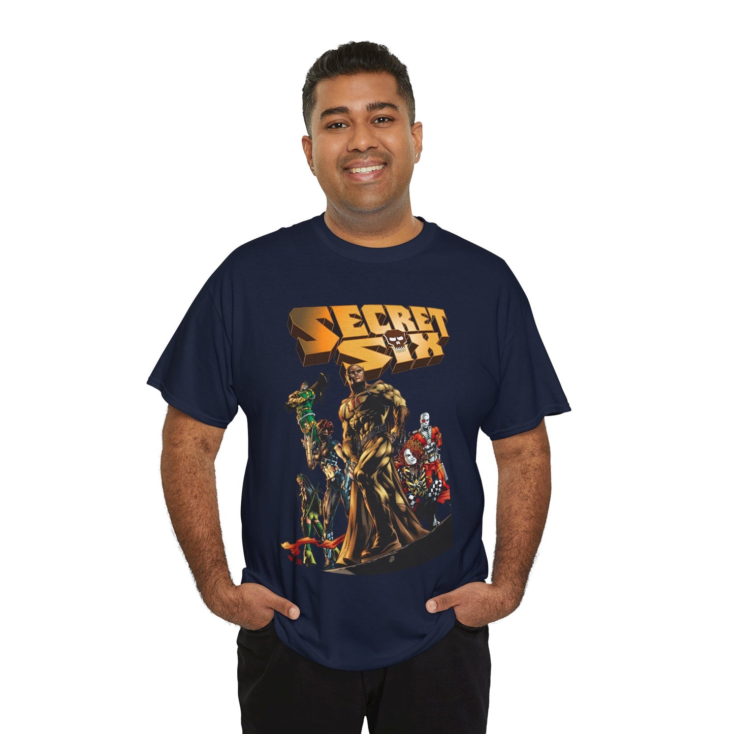 Secret Six T-Shirt - Gail Simoine Series - Catman, Ragdoll, Deadshot - DC Comics