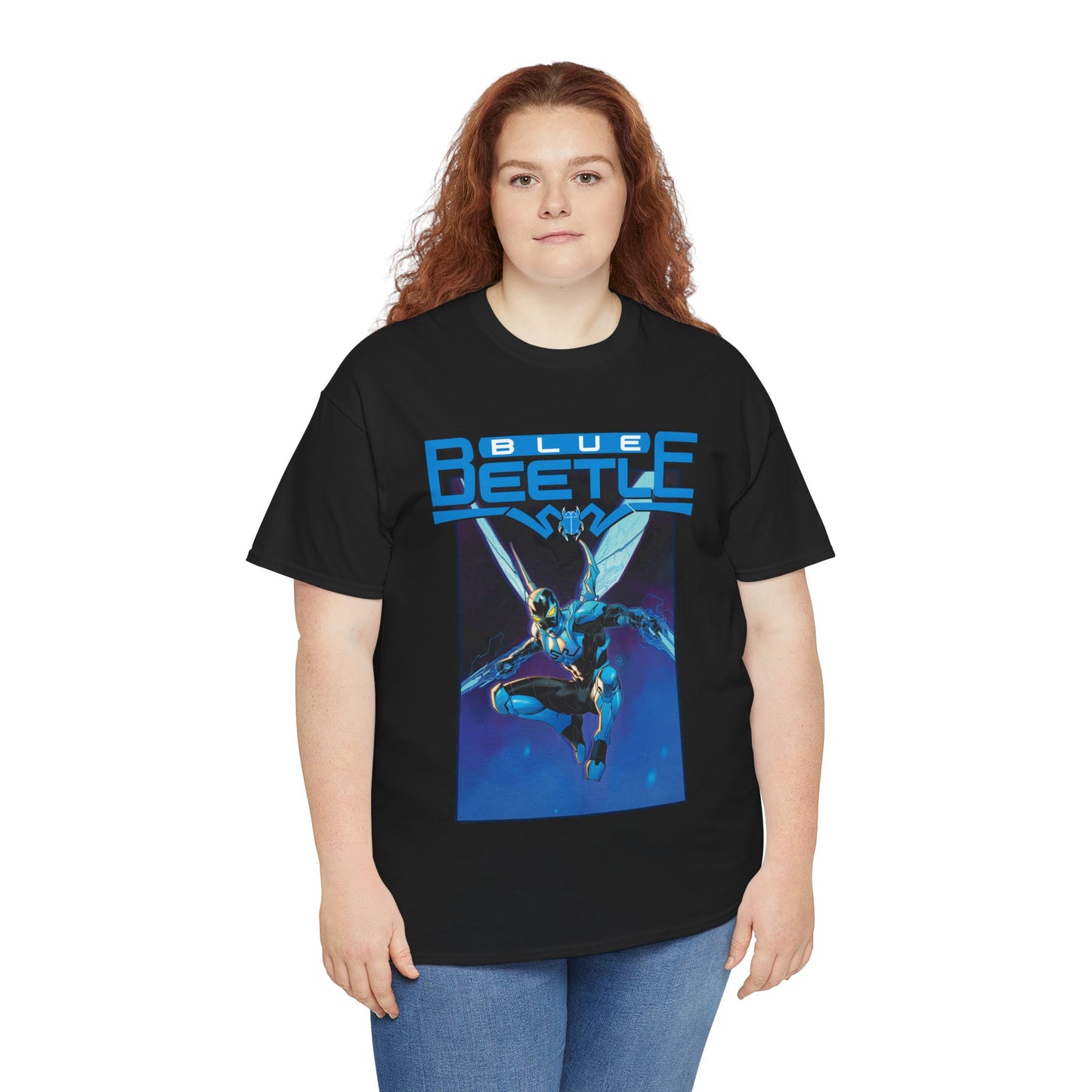 Blue Beetle T-Shirt - Dan Mora Art - DC Comics Character - Jaime Reyes