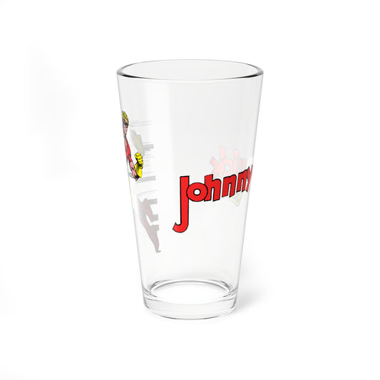 Johnny Quick Pint Glass, 16oz - All-Star Squadron Member - DC Comics Golden Age