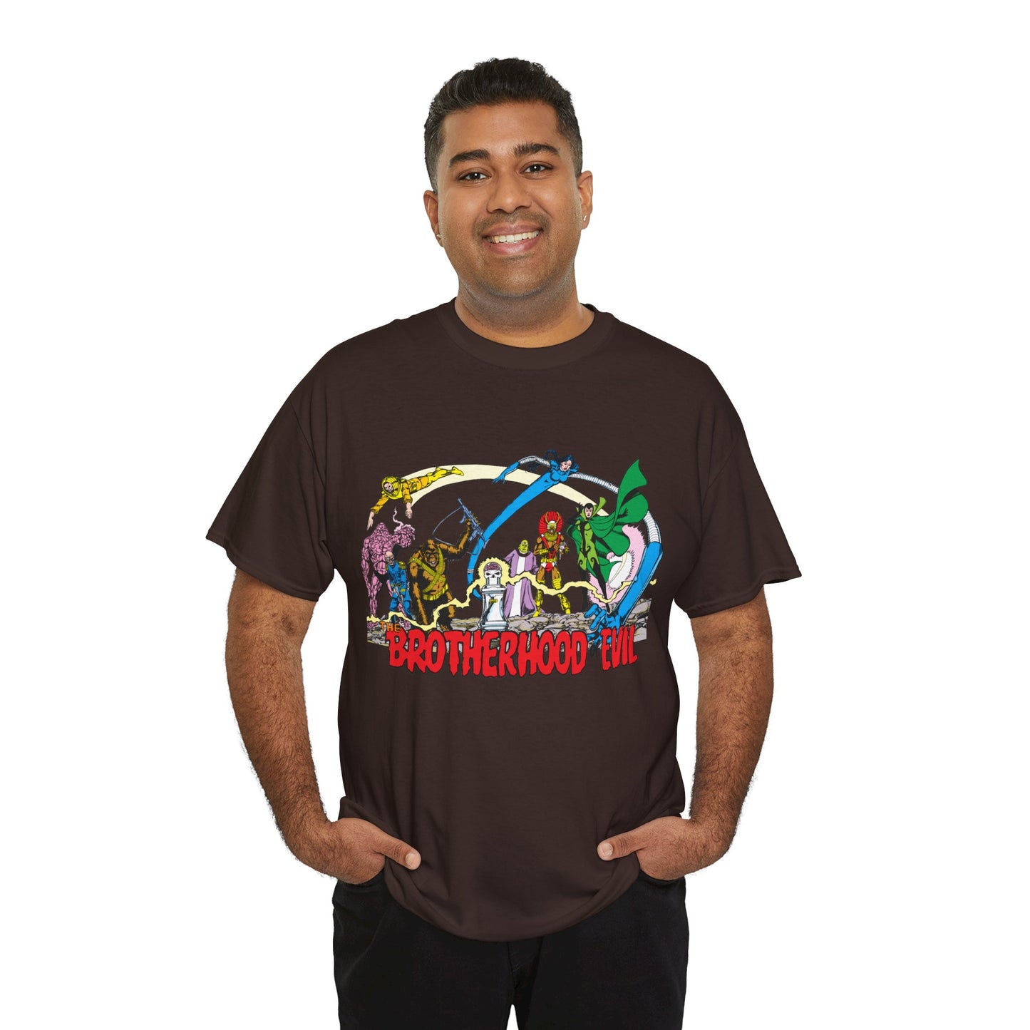 Brotherhood of Evil T-Shirt - George Perez Art - New Teen Titans, Doom Patrol - DC Comics - Madame Rouge, Phobia