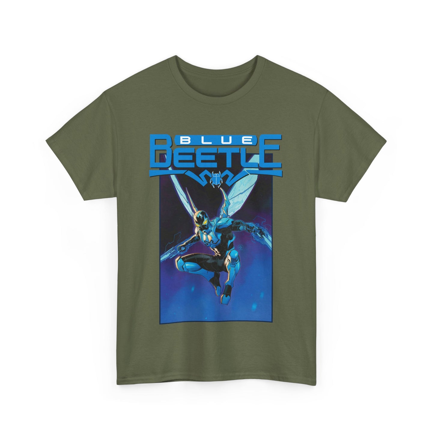 Blue Beetle T-Shirt - Dan Mora Art - DC Comics Character - Jaime Reyes