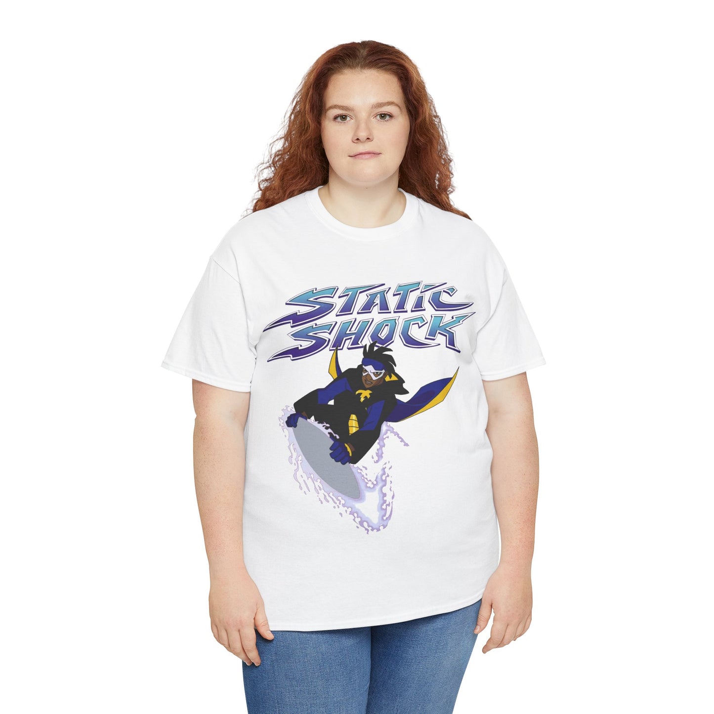 Static Shock T-Shirt - Milestone Comics - WB 1990s Animated Series - DC Comics - Virgil Hawkins