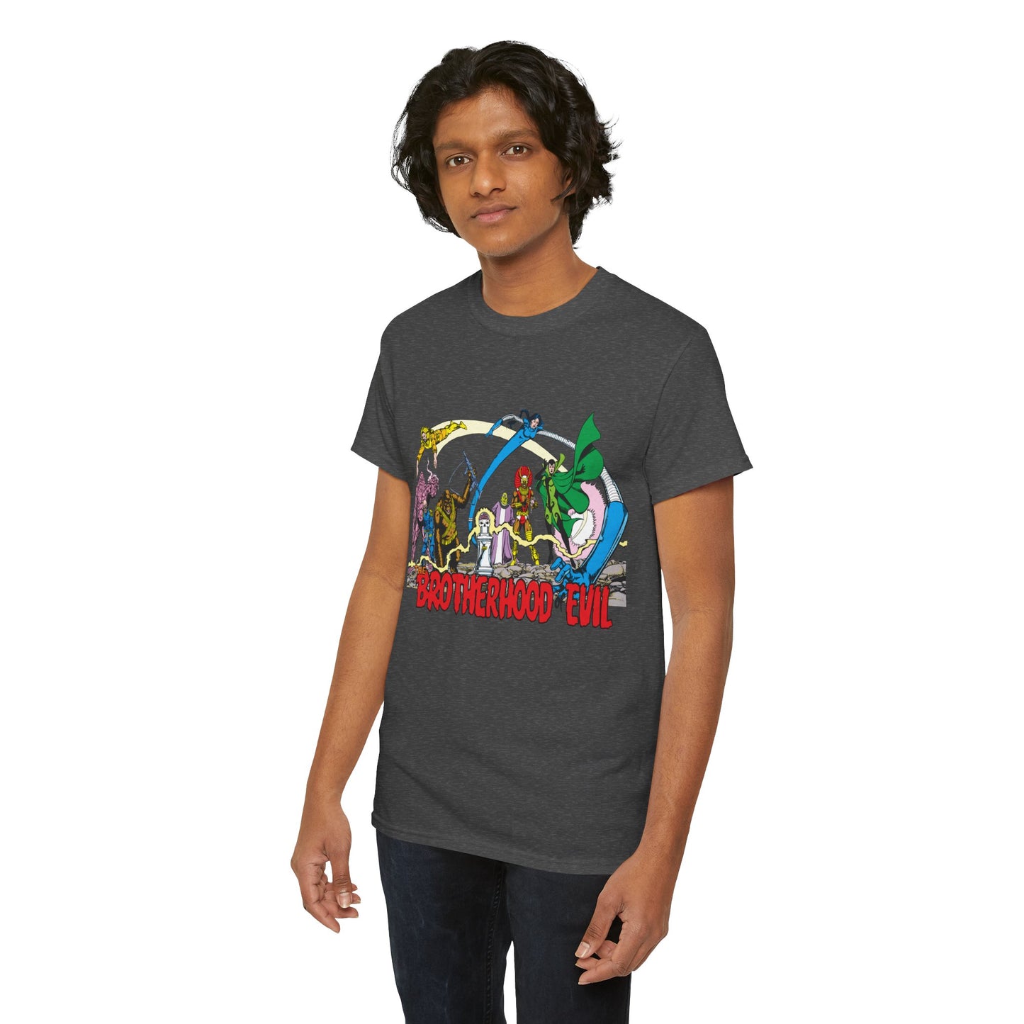 Brotherhood of Evil T-Shirt - George Perez Art - New Teen Titans, Doom Patrol - DC Comics - Madame Rouge, Phobia