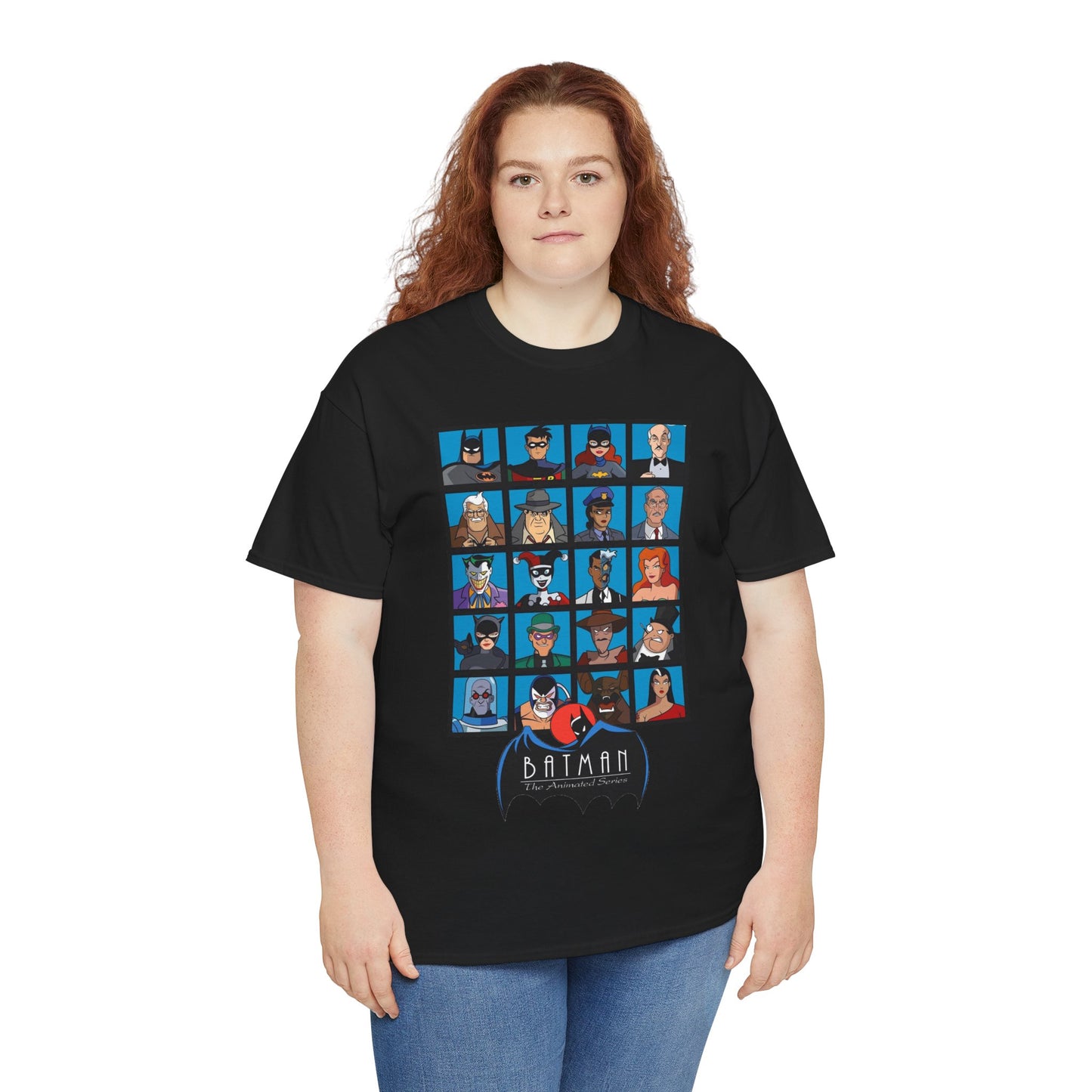Batman T-Shirt - Animated Series - Harley Quinn, Batgirl, Joker, Bane, Robin, Two-Face, Catwoman, Riddler - Classic TV Cartoon Series