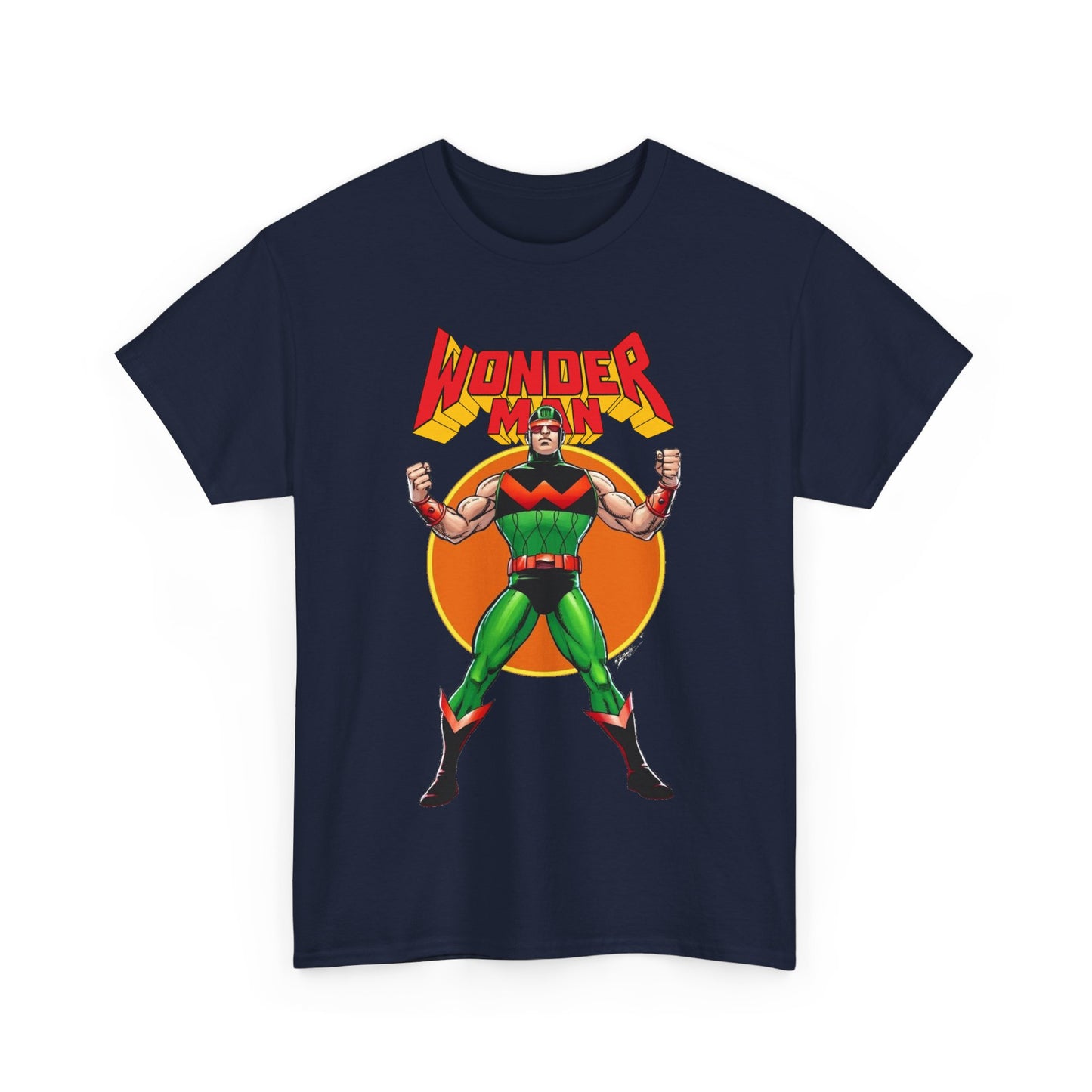 Wonder Man T-Shirt - Classic George Perez Art - Simon Williams, Avengers Member - Popular Marvel Comics Character