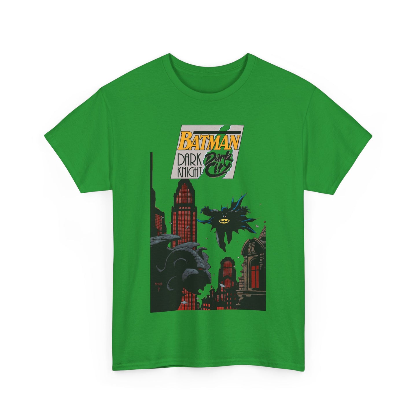 Batman: Dark Knight, Dark City T-Shirt - Mike Mignola Art - Gotham City, Bruce Wayne - 1990s Cover Art - DC Comics