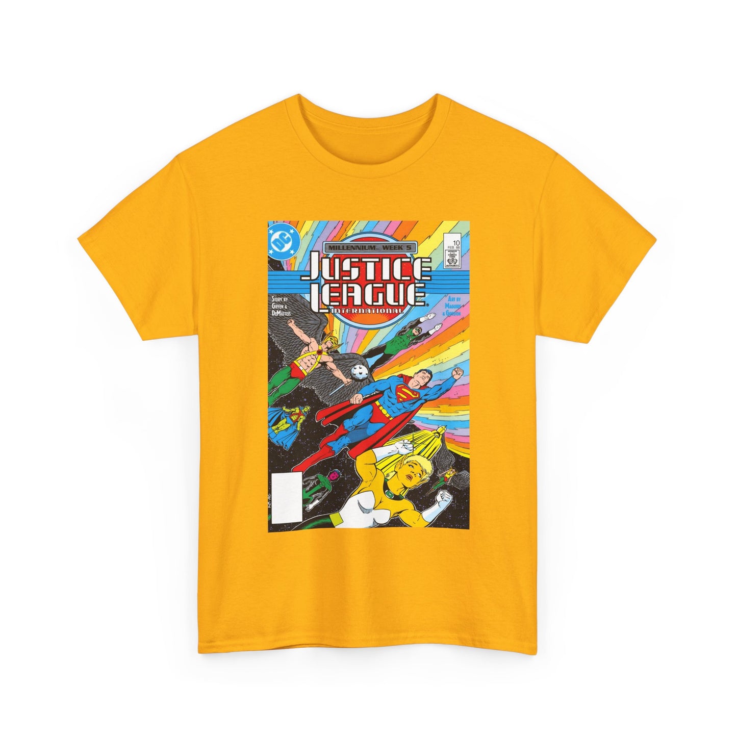 Justice League International T-Shirt - Kevin Maguire Art - DC Comics