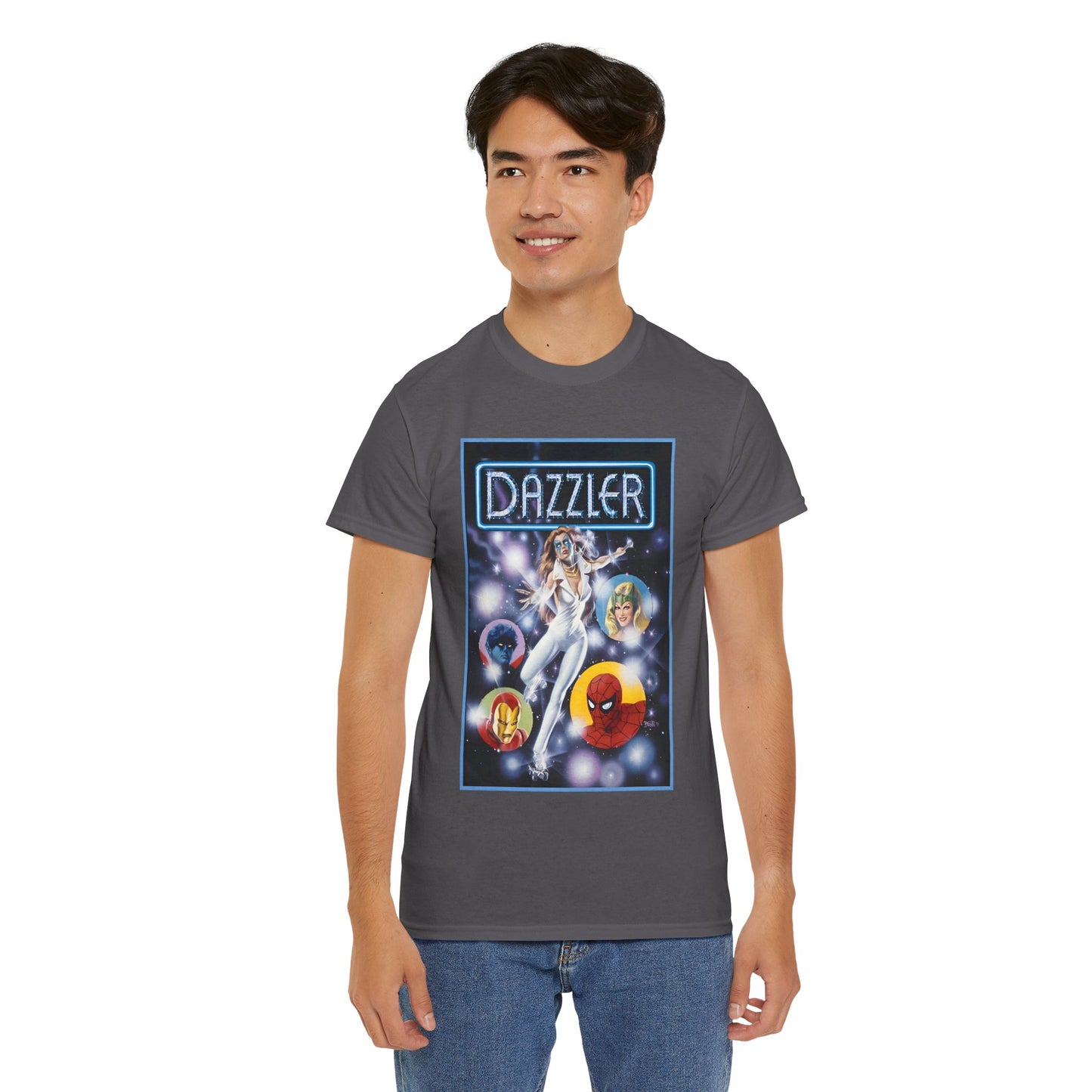 Dazzler T-Shirt - Bob Larkin Art - X-Men Connection - Alison Blaire - Mutant Pop Star - Marvel Comics