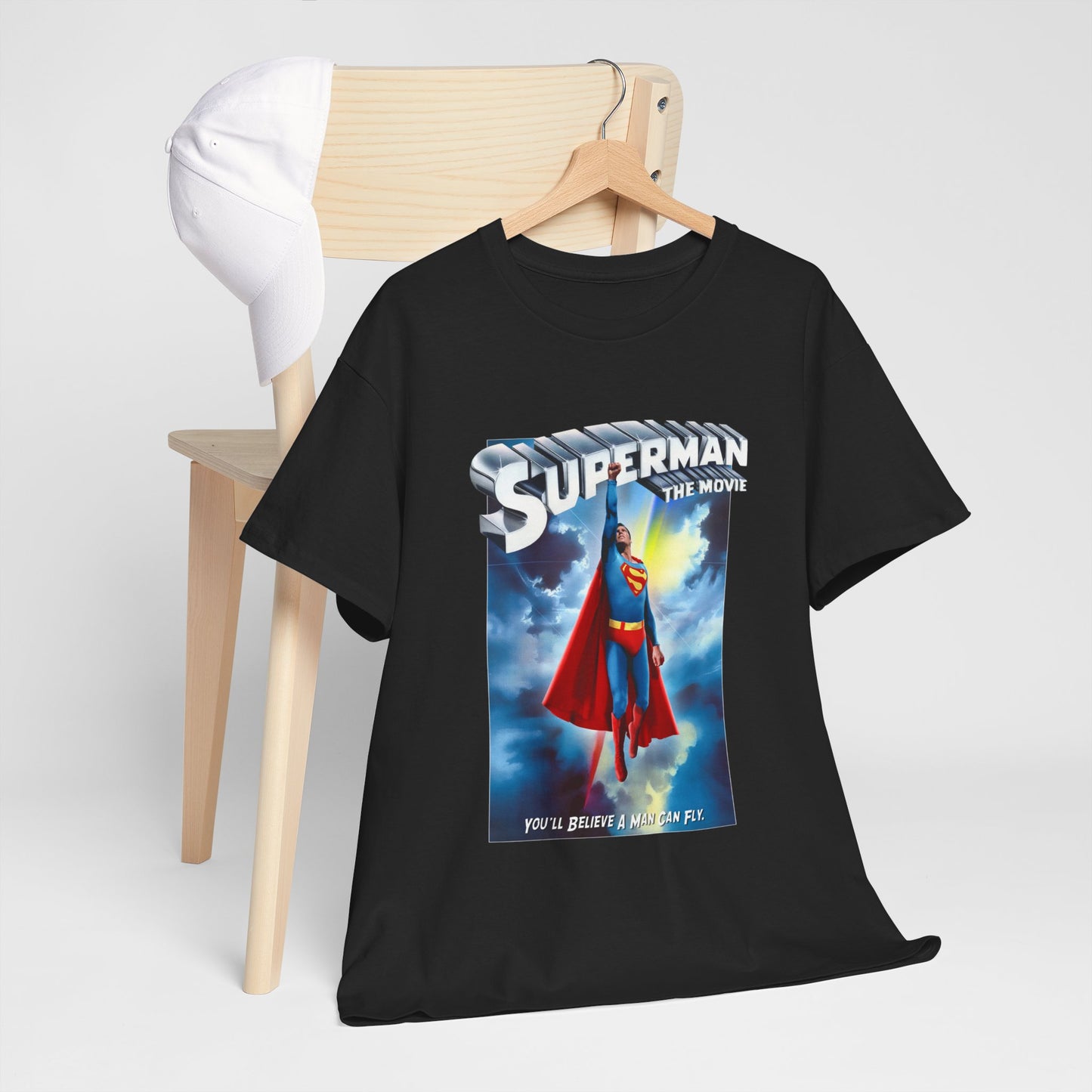 Superman The Movie T-Shirt - DC Comics - Man of Steel - Christopher Reeve 1978