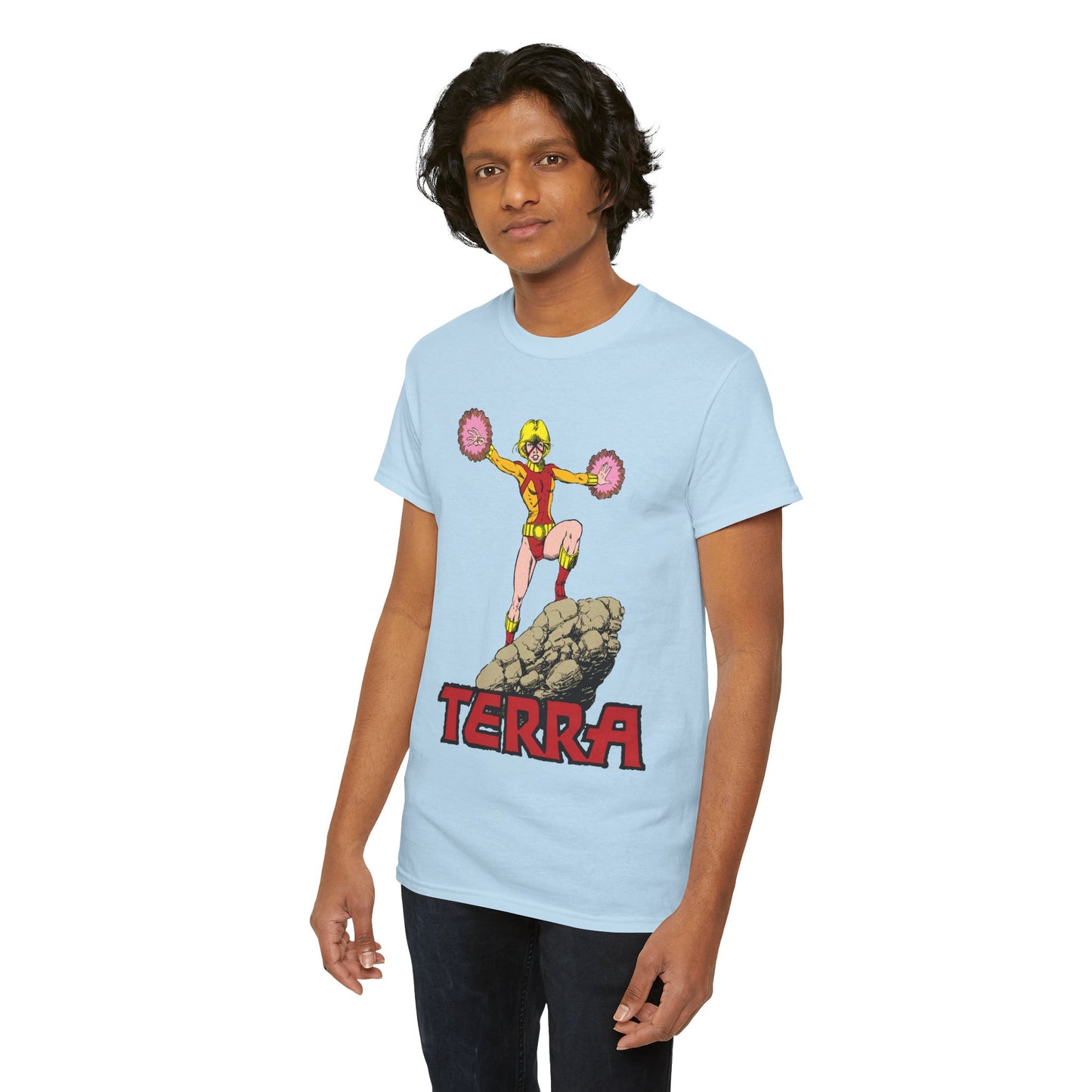 Terra T-Shirt - George Perez Art - - New Teen Titans & Traitor - Judas Contract - Tara Markov, Sister to Geo-Force - Deathstroke Ally - DC Comics