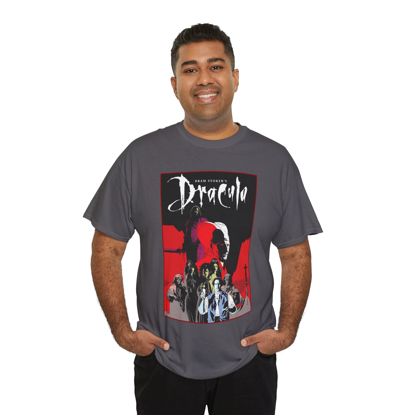 Bram Stoker's Dracula T-Shirt - Mike Mignola Art - Francis Ford Coppola Movie - Mina Murray, Jonathan Harker