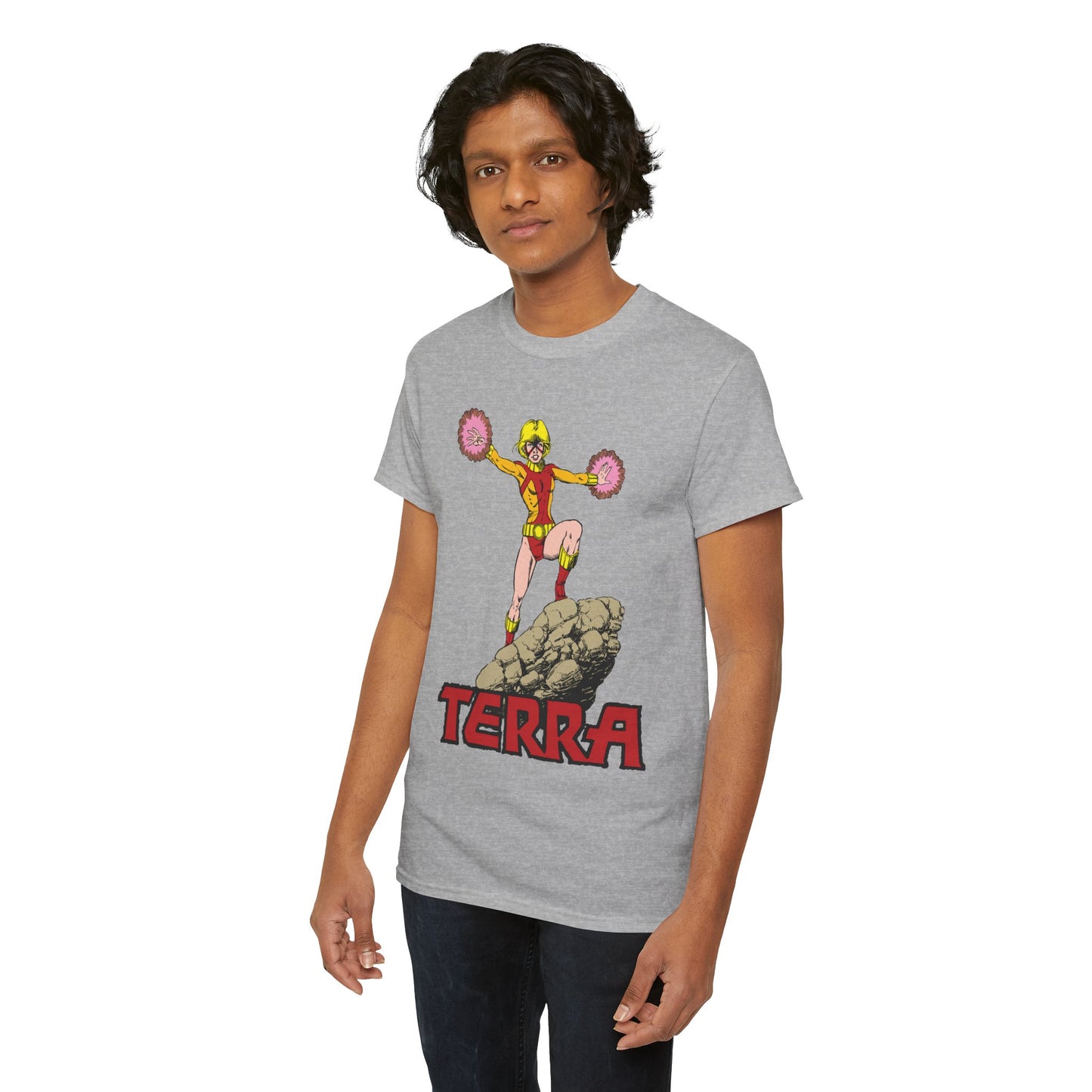 Terra T-Shirt - George Perez Art - - New Teen Titans & Traitor - Judas Contract - Tara Markov, Sister to Geo-Force - Deathstroke Ally - DC Comics