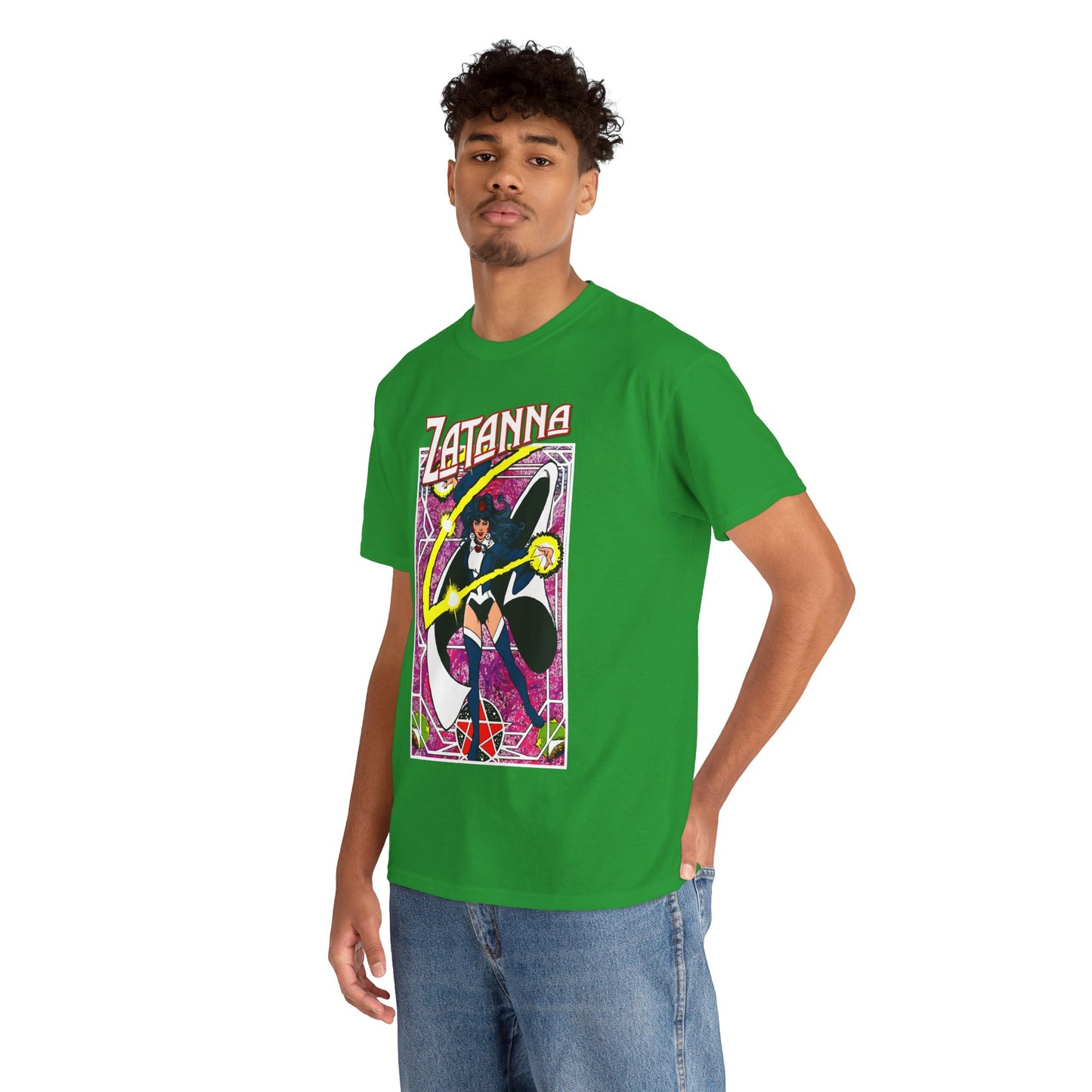 Zatanna T-Shirt - George Perez Postcard Art - Justice League Magic Member - JLA Satellite Era - DC Comics